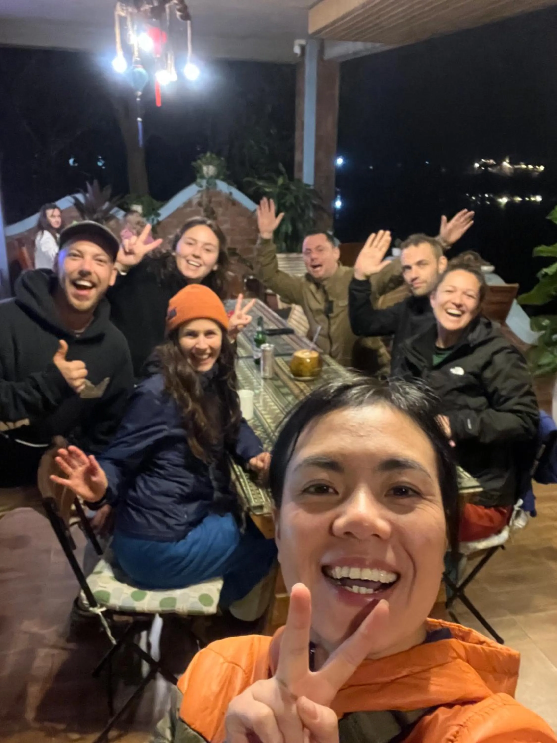 group of guests in Phong Nha An An Homestay