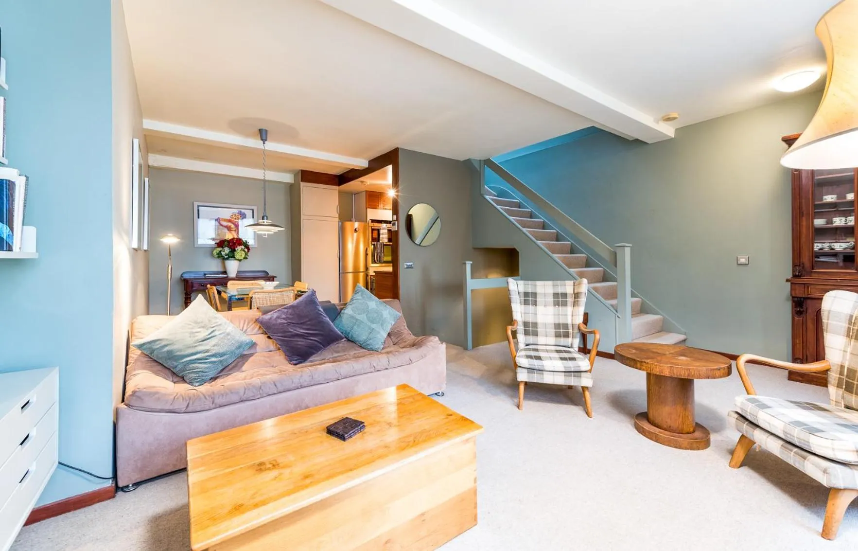 Living room in Princes Gate Mews