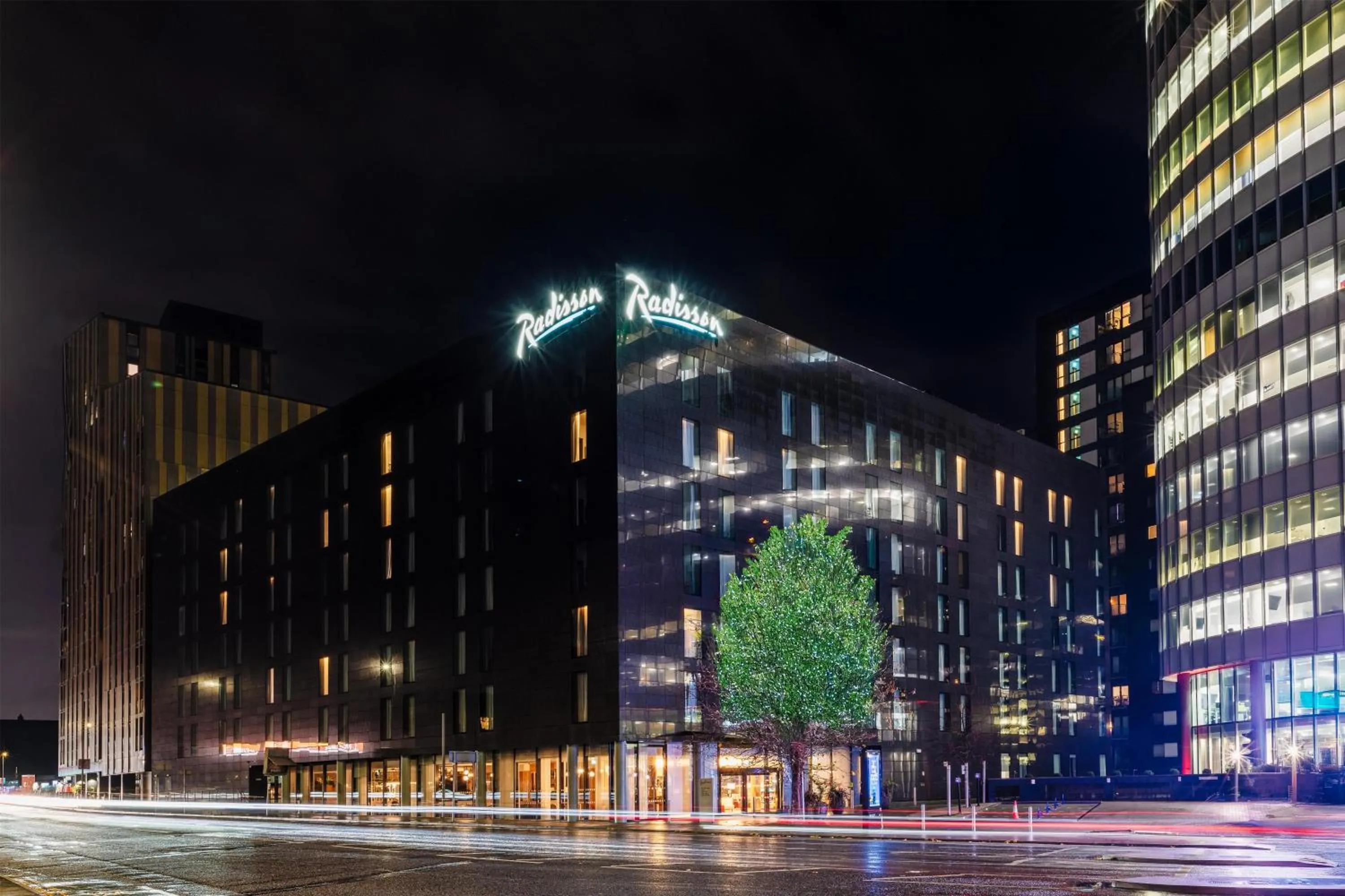 Property building in Radisson Hotel Manchester City Centre, A Verified Net Zero Hotel