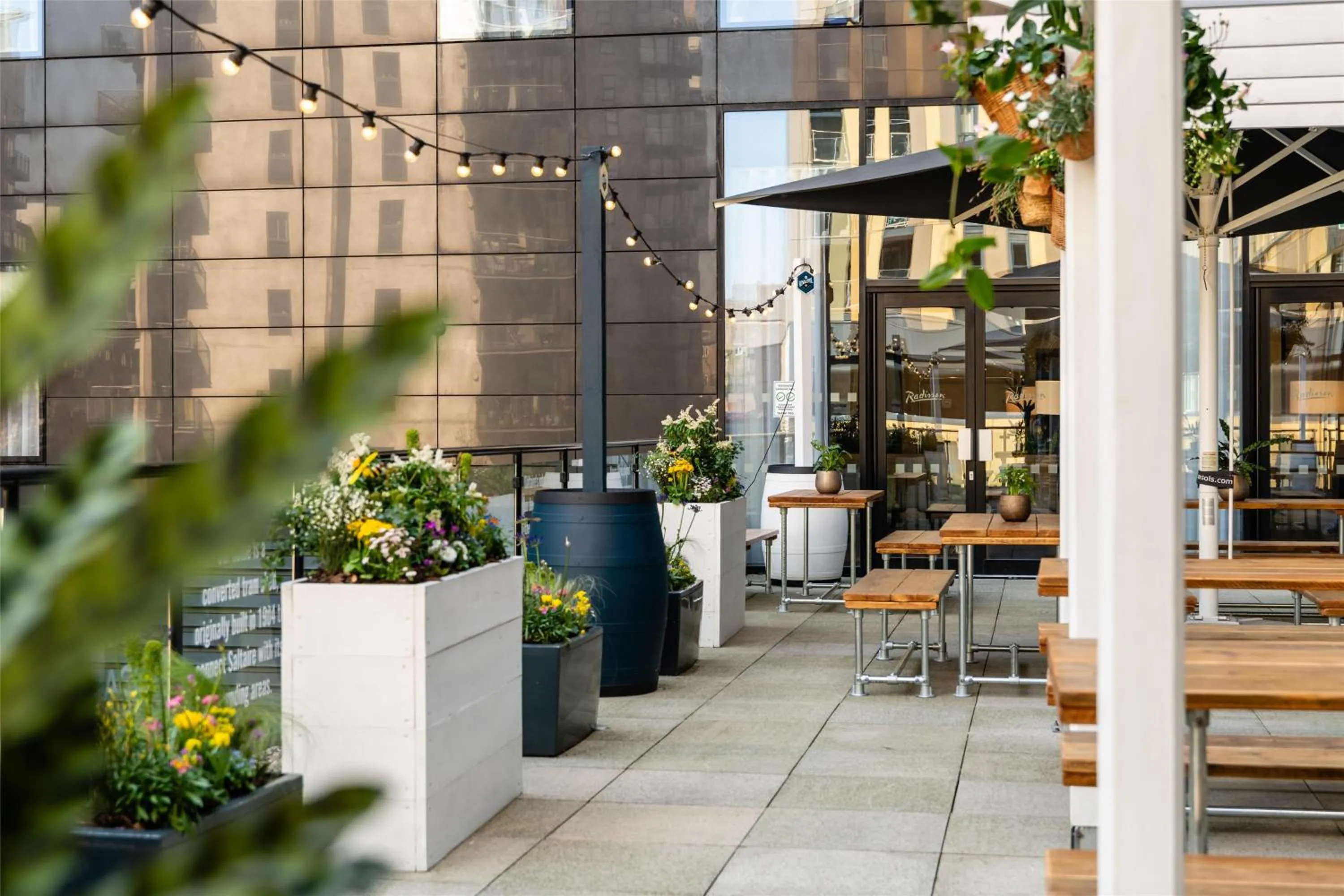 Property building in Radisson Hotel Manchester City Centre, A Verified Net Zero Hotel