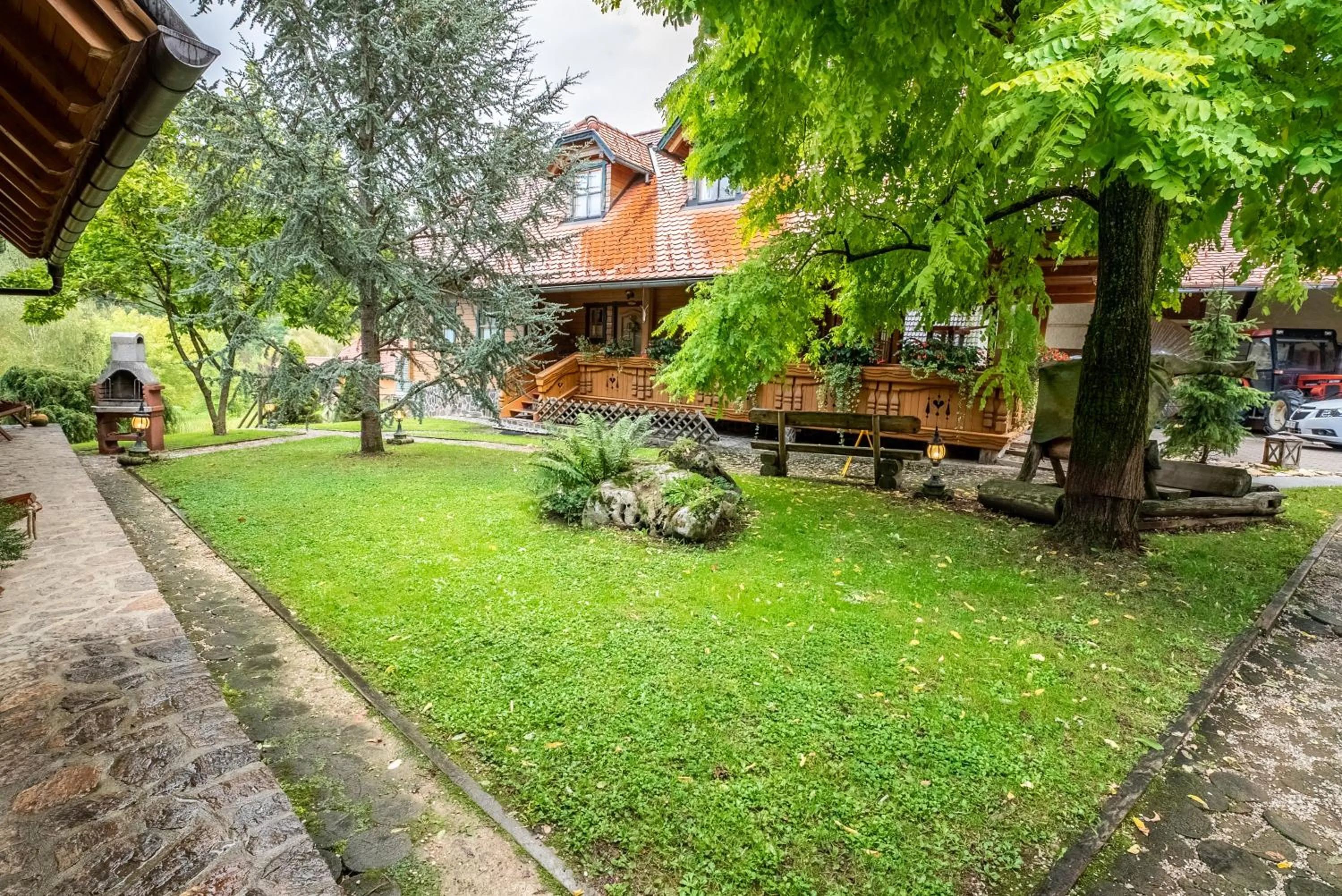 Garden in Korošec Apartments and Wellness Centre