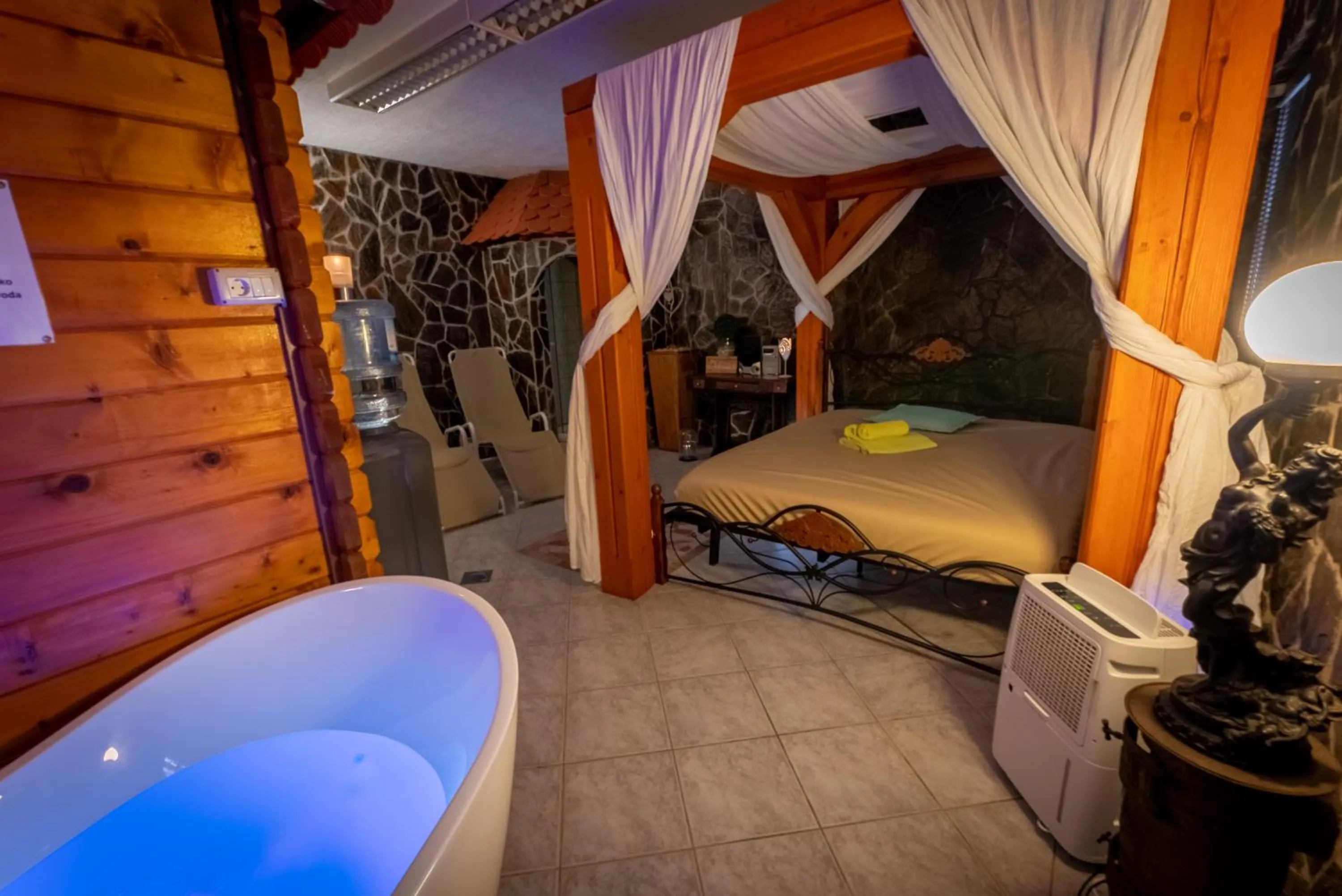 Sauna in Korošec Apartments and Wellness Centre