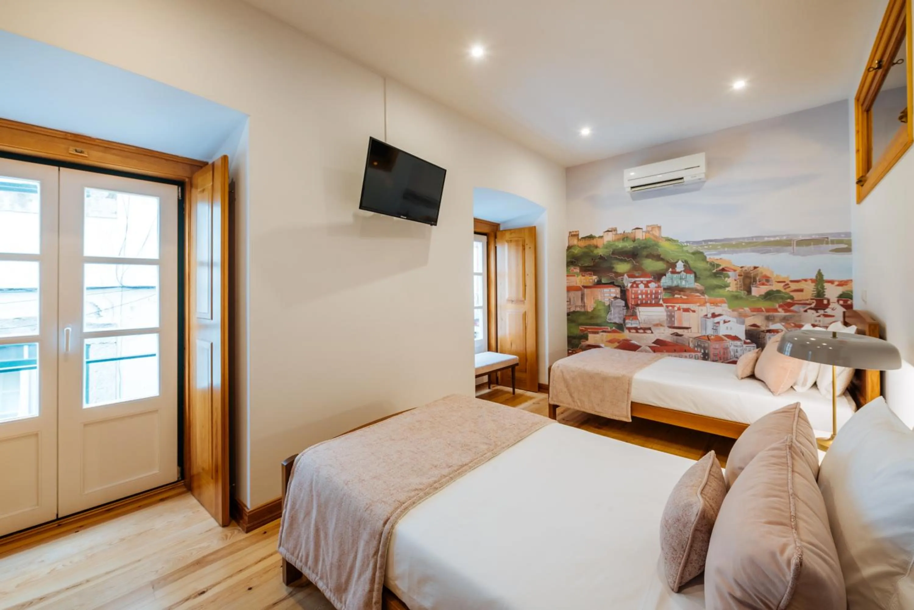 kitchen, Bed in Varandas de Lisboa - Tejo River Apartments & Rooms