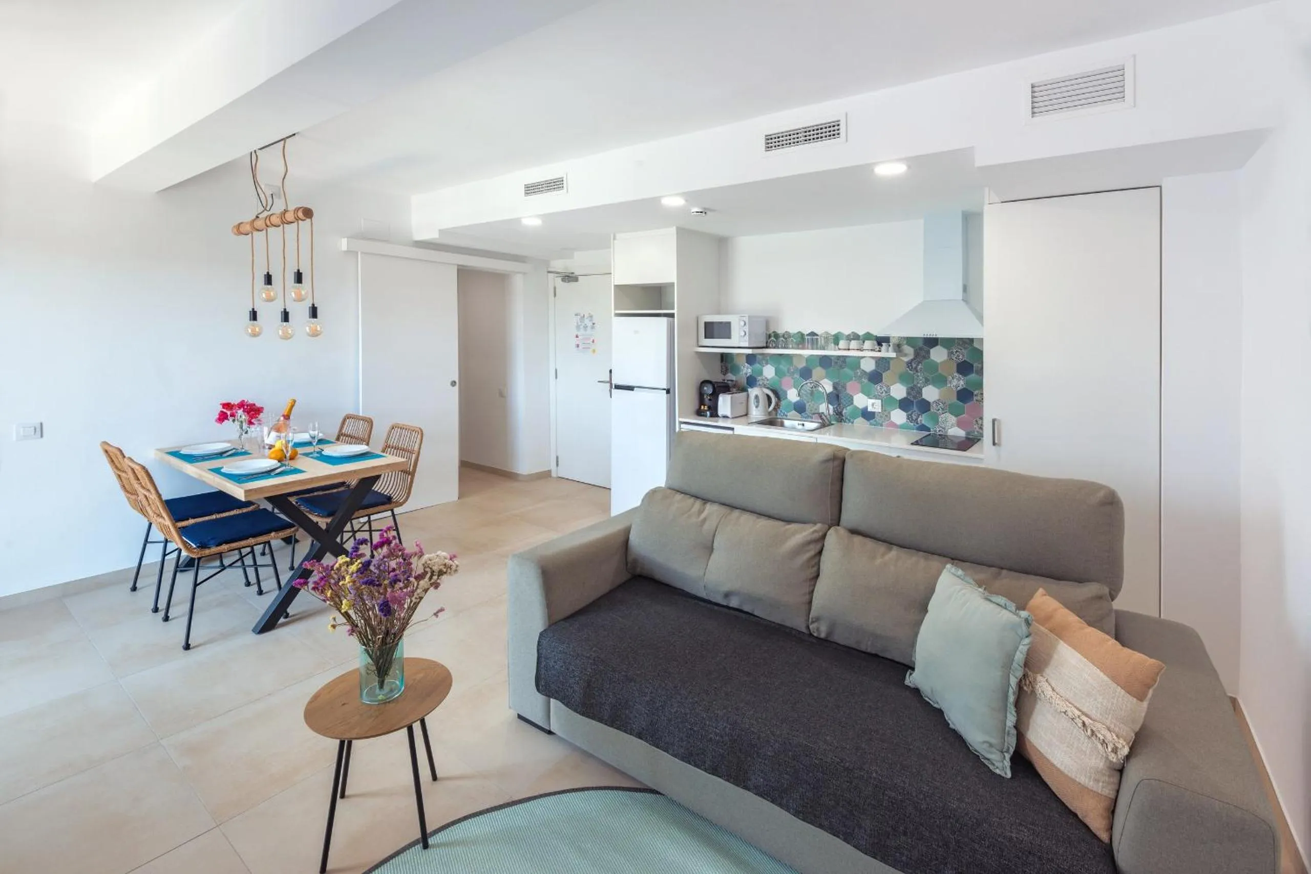 Kitchen or kitchenette in Bamblue Boutique Apartments