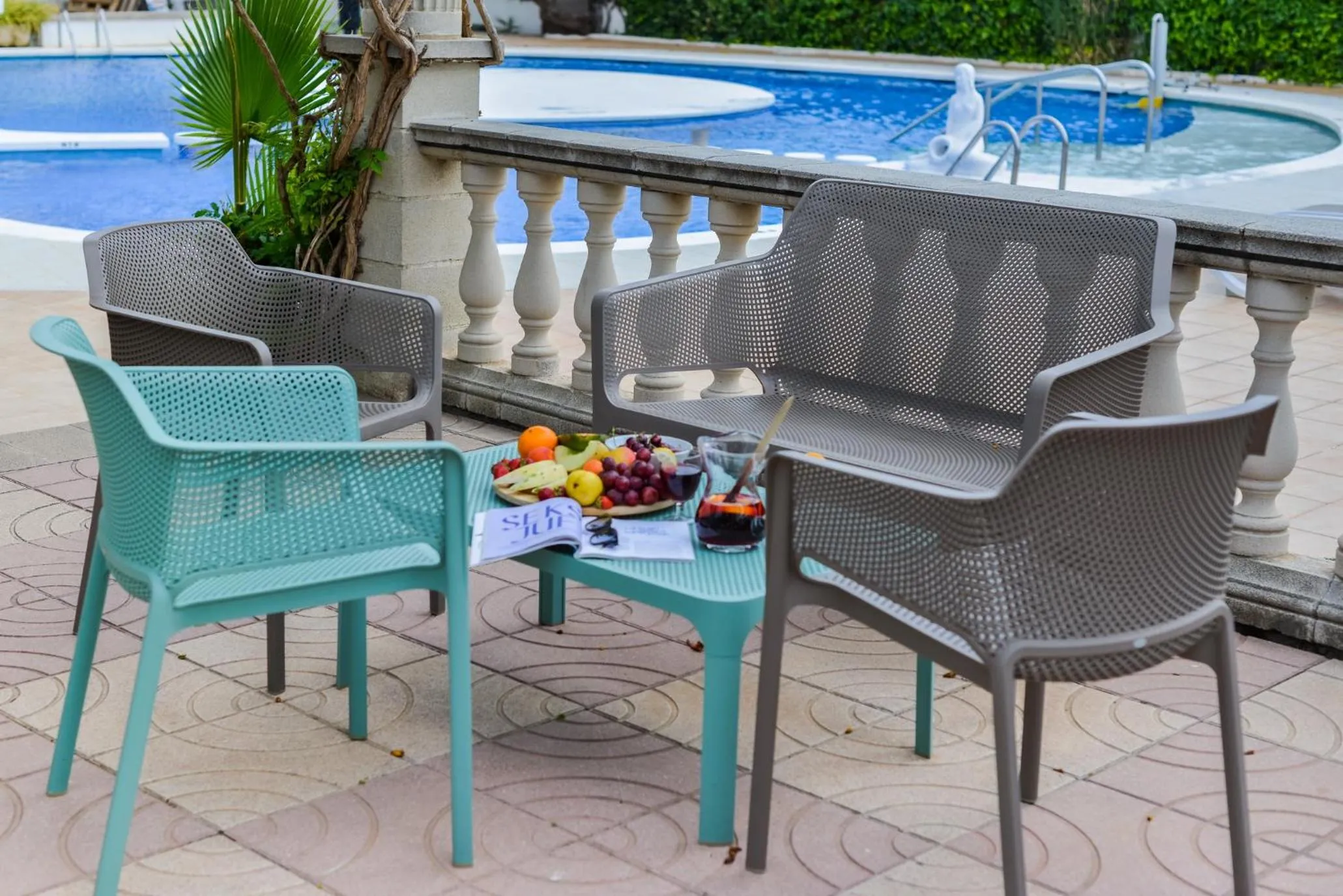 Patio in Bamblue Boutique Apartments