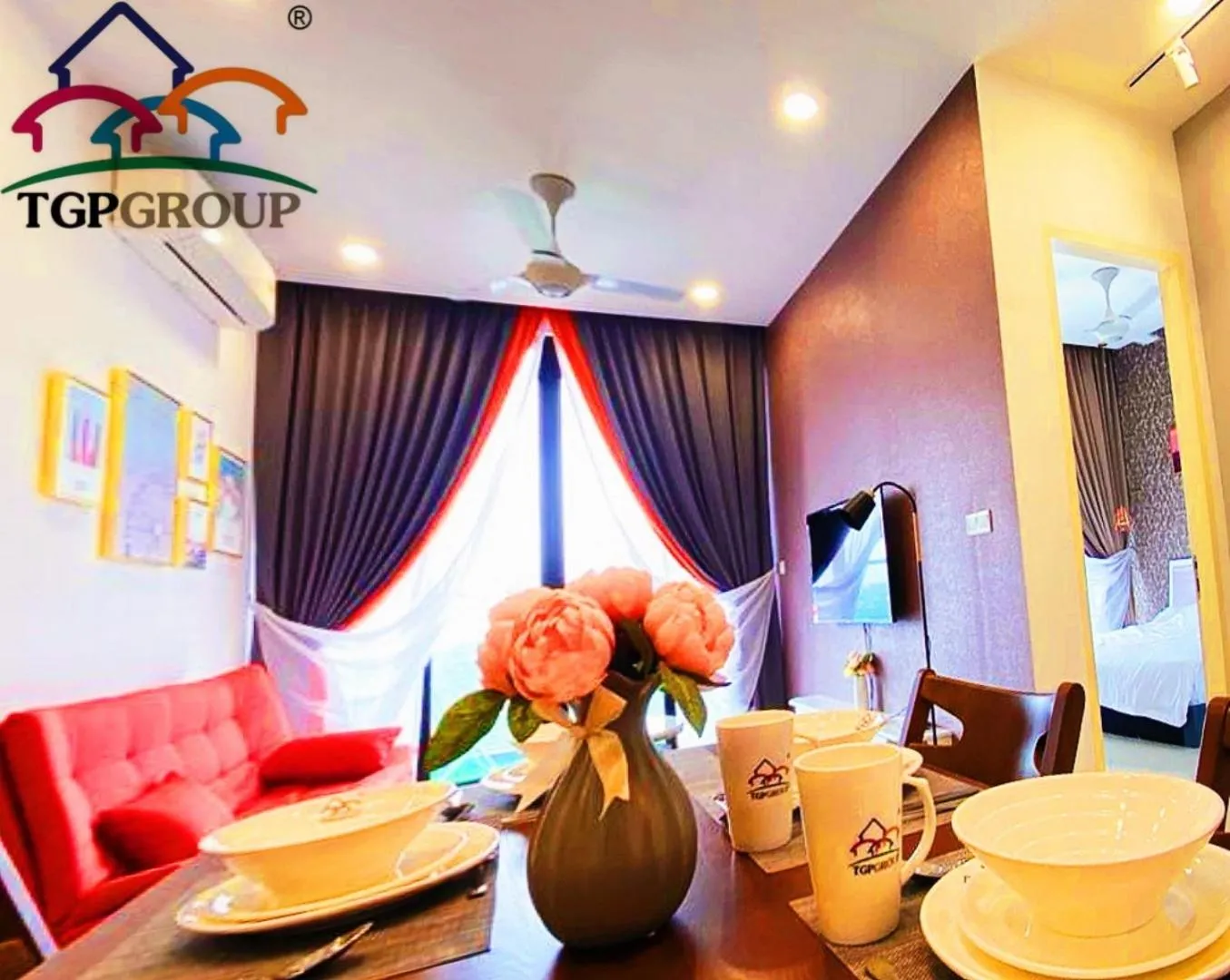 Living room in Legoland D'PRISTINE Apartment By TGP