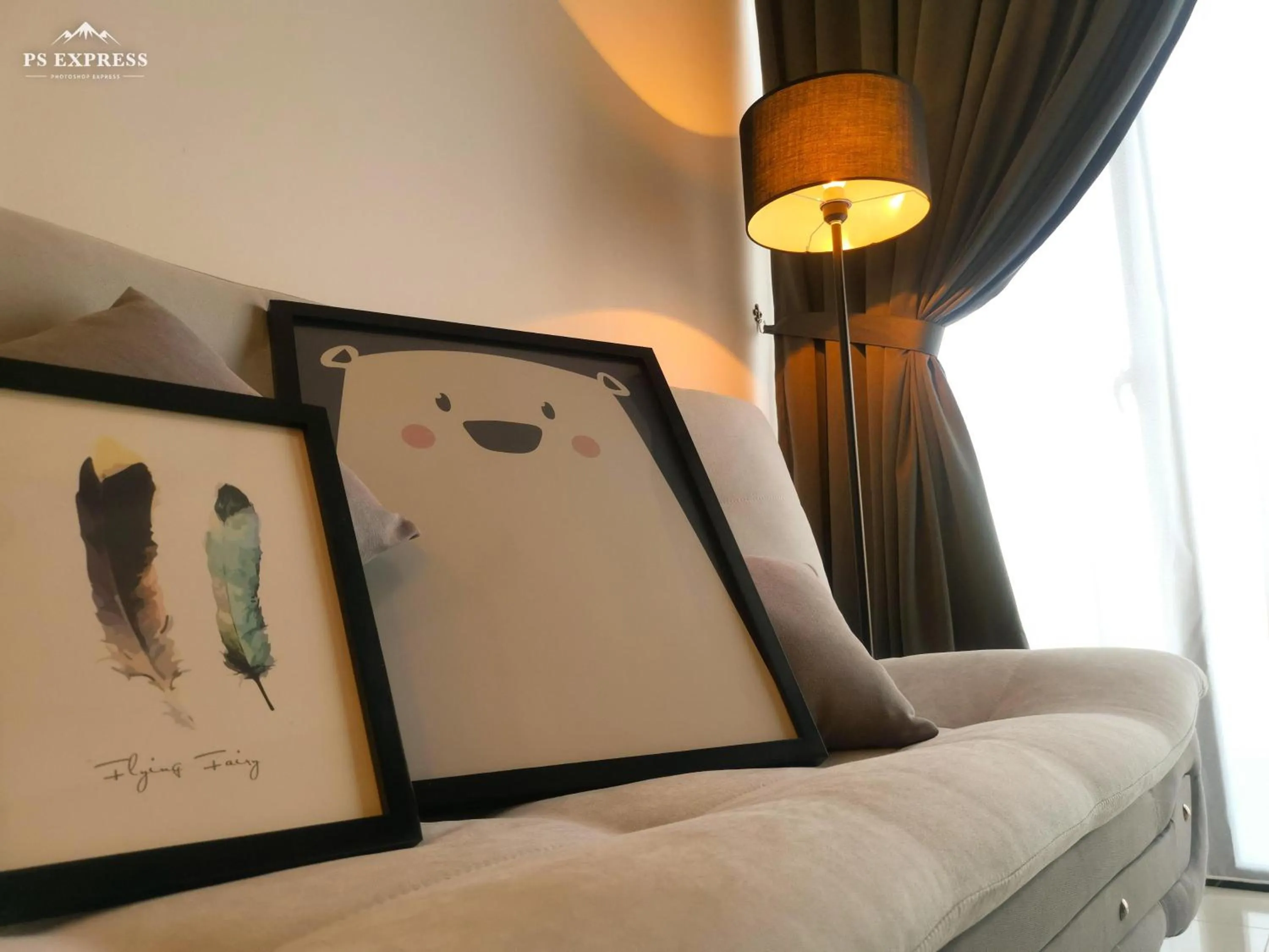 Living room, Bed in Legoland D'PRISTINE Apartment By TGP