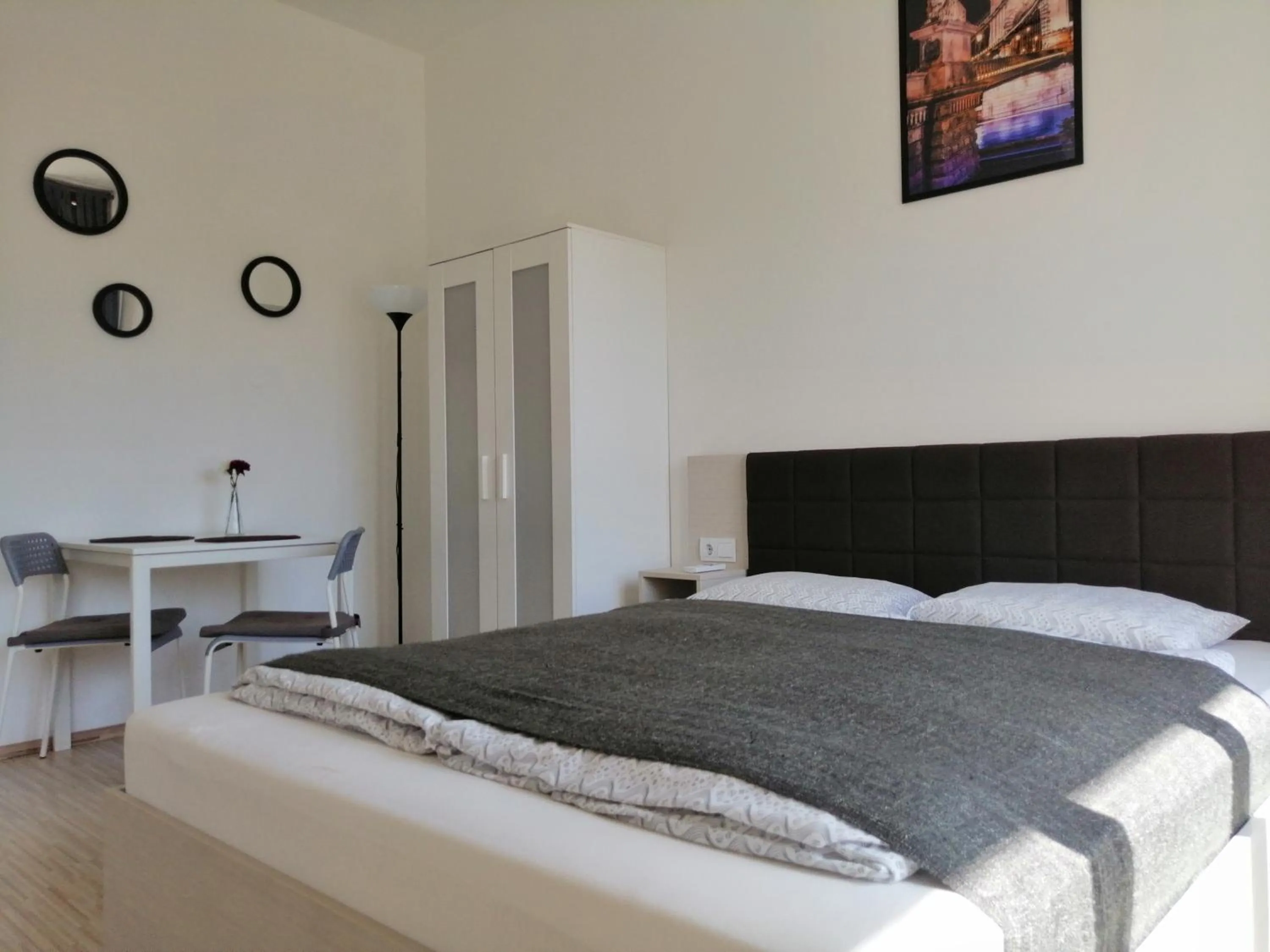 Bed in Zoom-Budapest Apartments