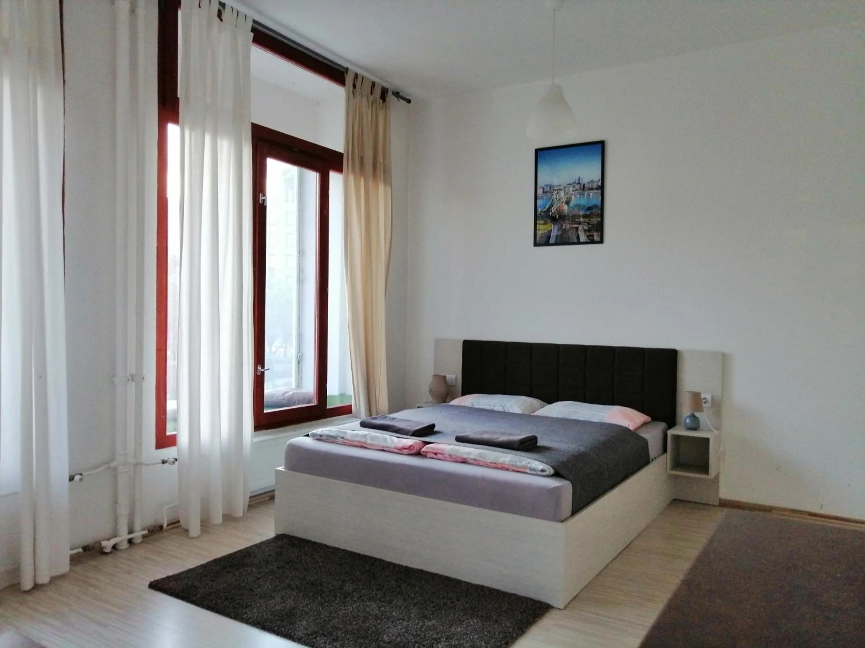 Bed in Zoom-Budapest Apartments