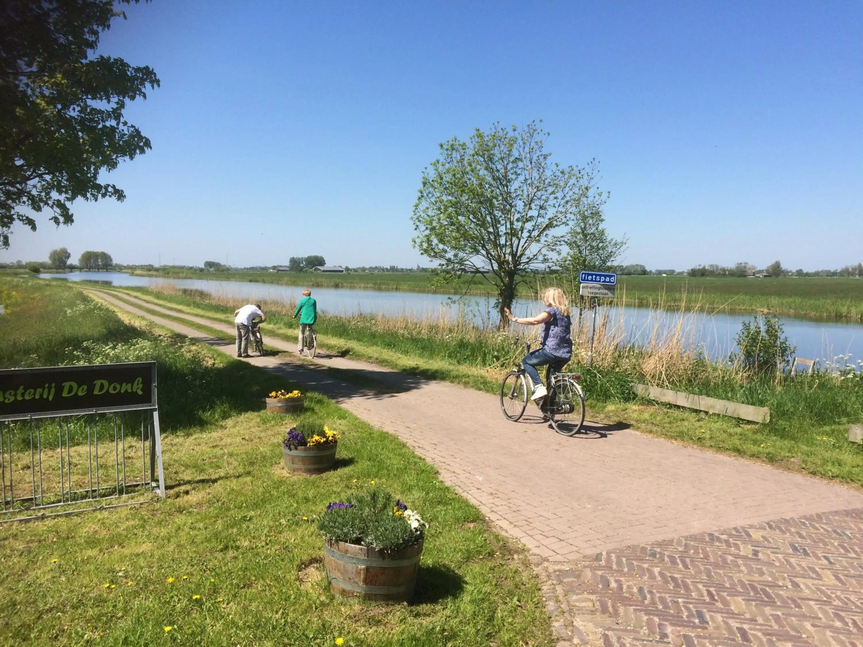 Natural landscape in B&B De Donk