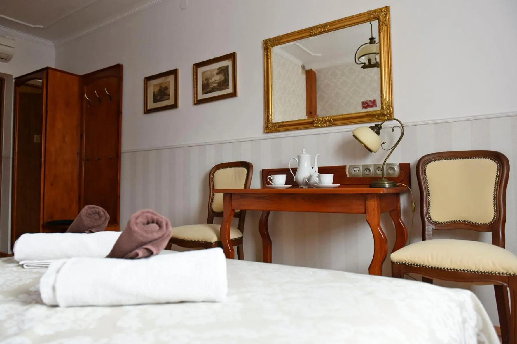 Seating area, Bed in Śnieżka