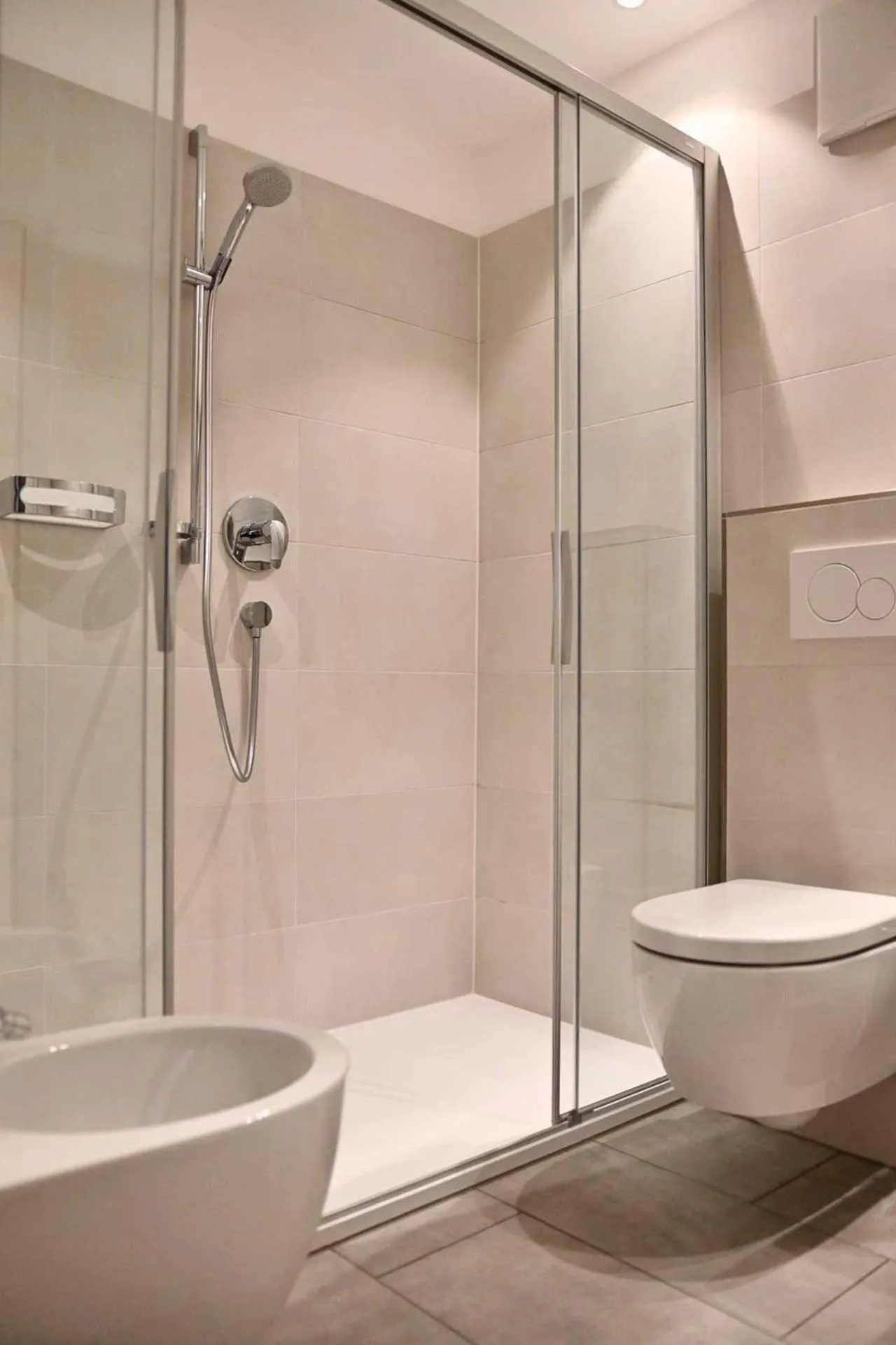 Bathroom in Hotel Toblacherhof