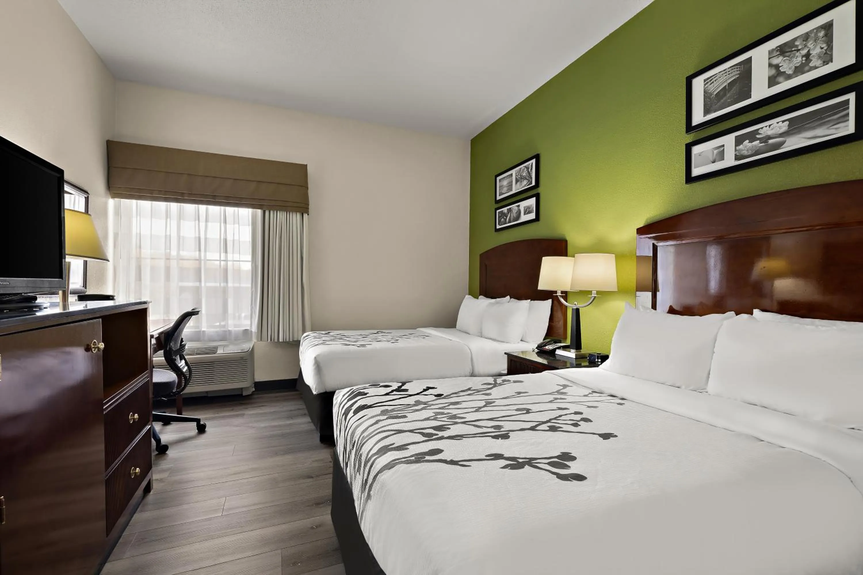 Photo of the whole room, Bed in Sleep Inn & Suites near Joint Base Andrews-Washington Area