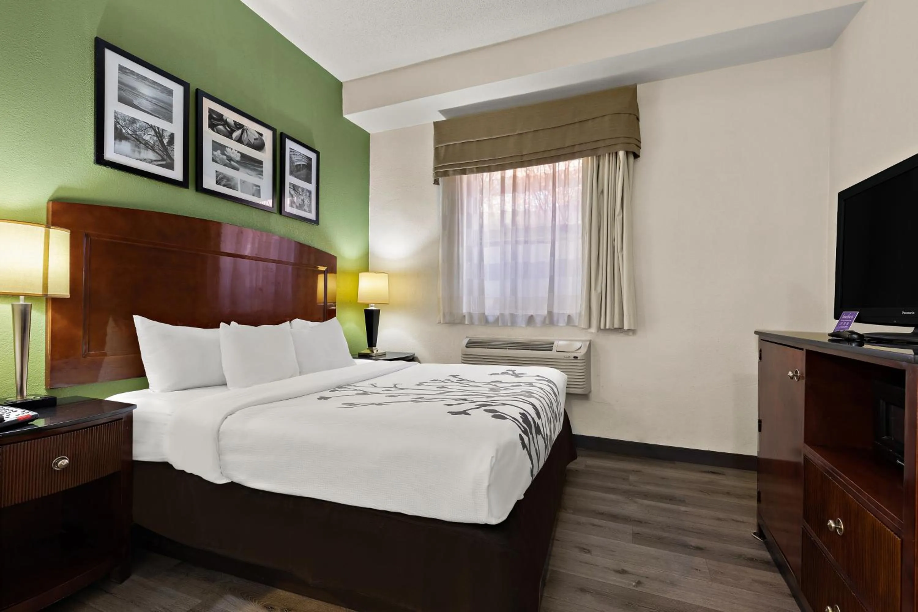 Bed in Sleep Inn & Suites near Joint Base Andrews-Washington Area