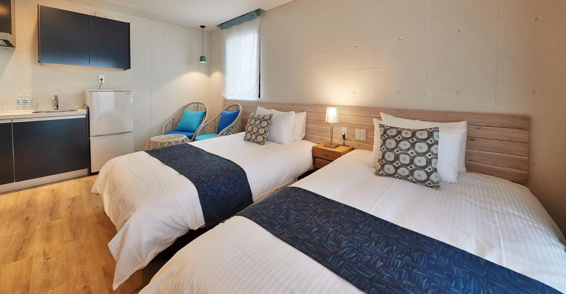 Bed in Yomitan Condhotel ND