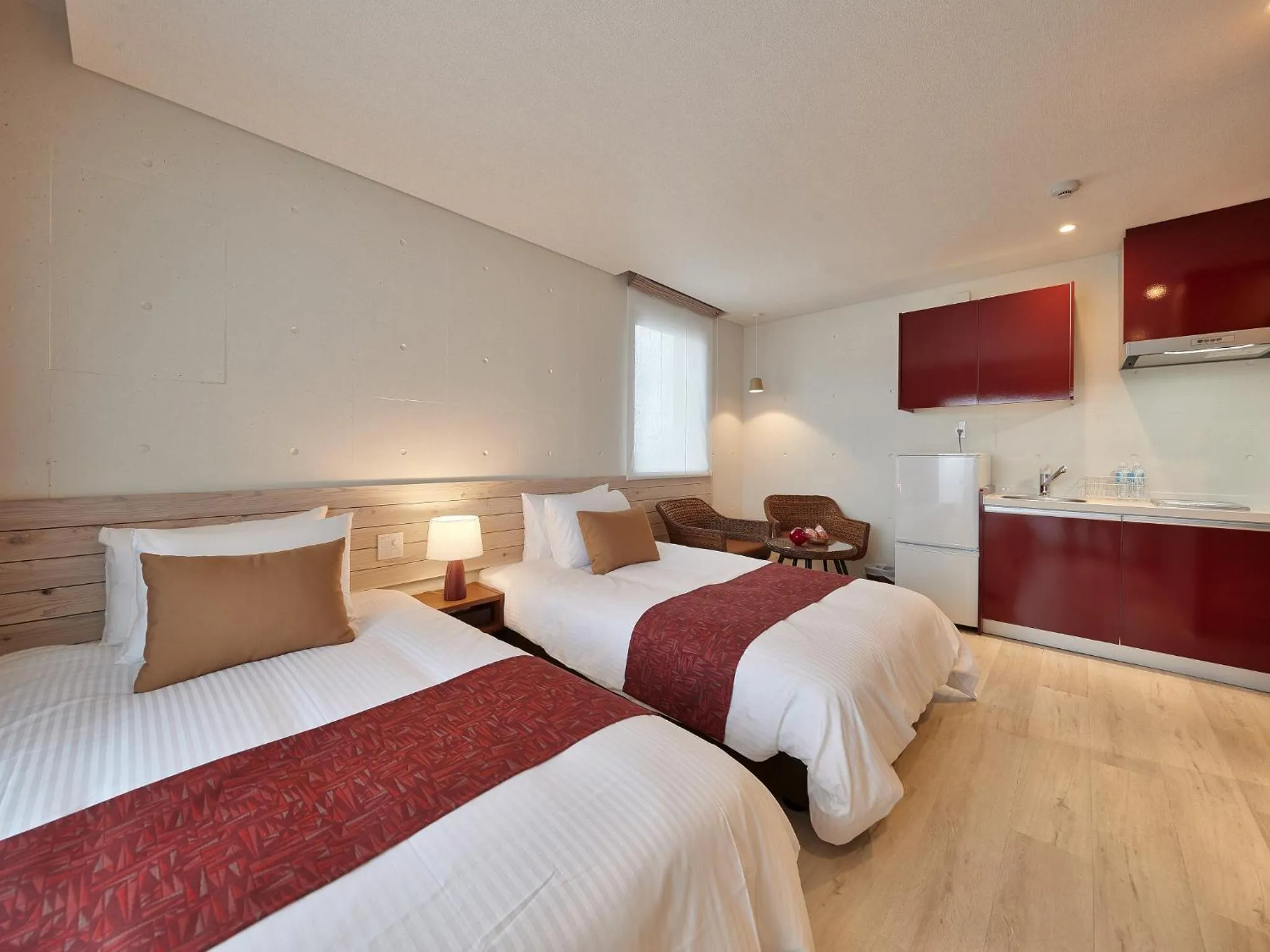 Photo of the whole room, Bed in Yomitan Condhotel ND