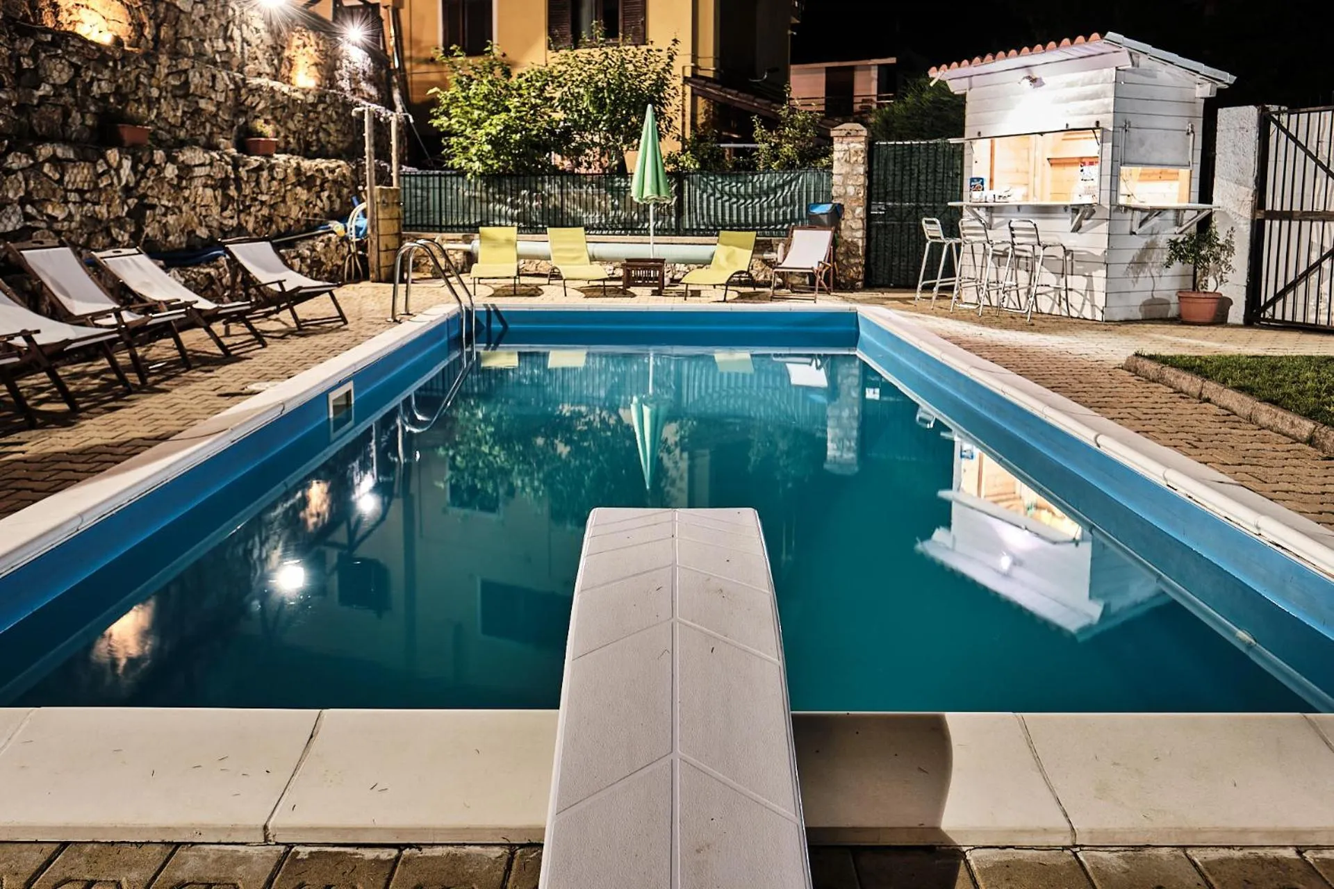 Swimming pool in Residence SoleNeveSila B&B