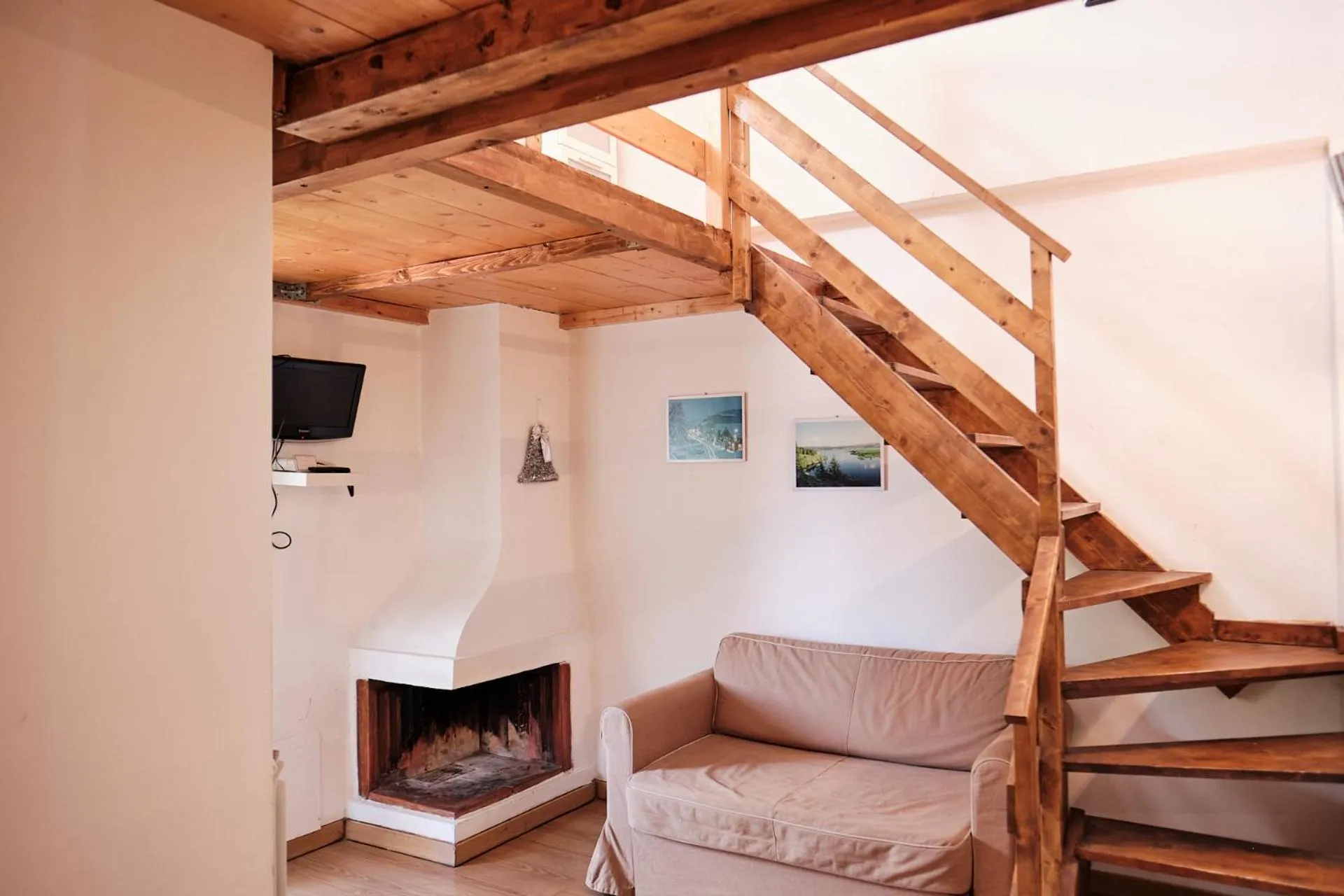 Living room in Residence SoleNeveSila B&B