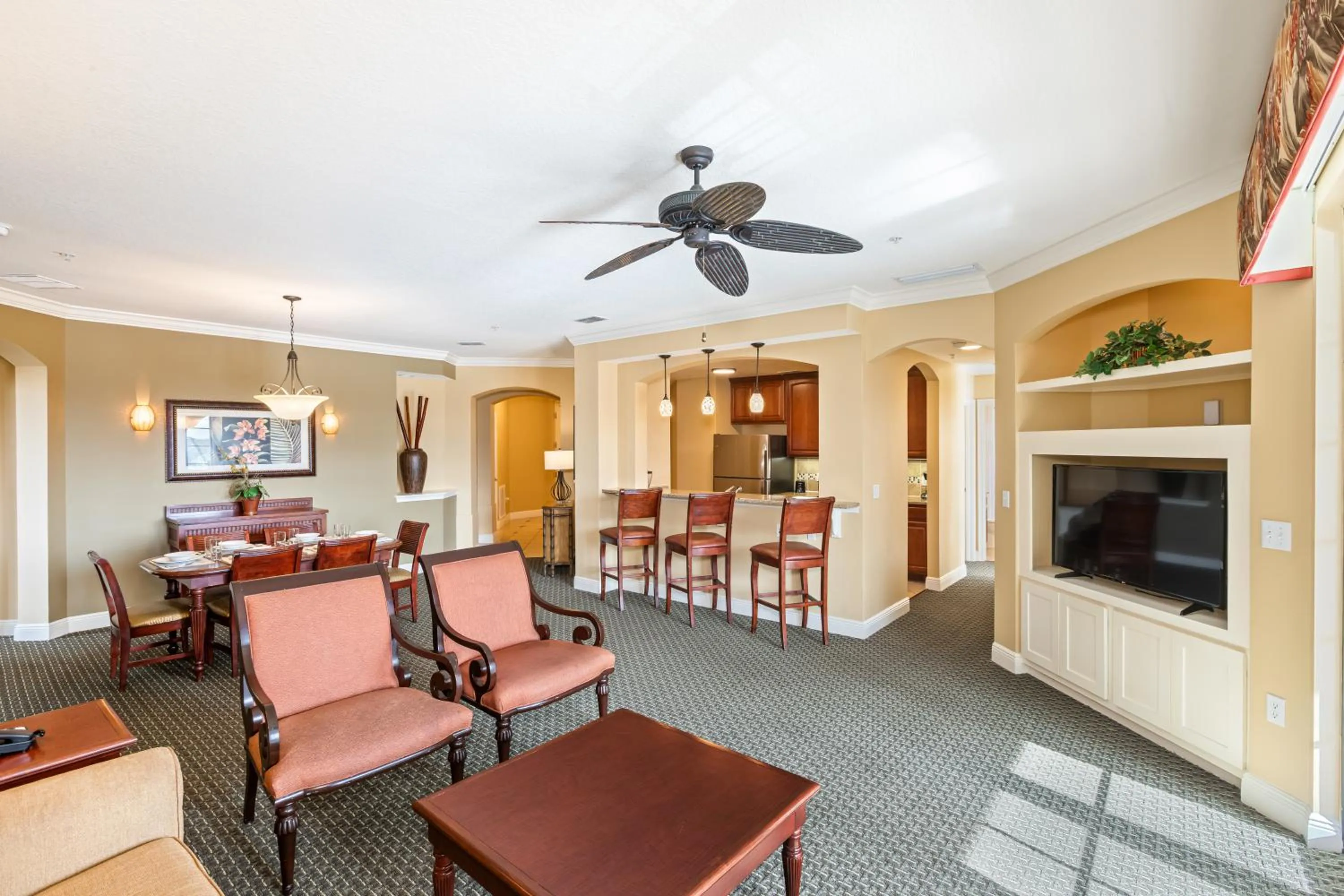 Living room in The Berkley, Orlando