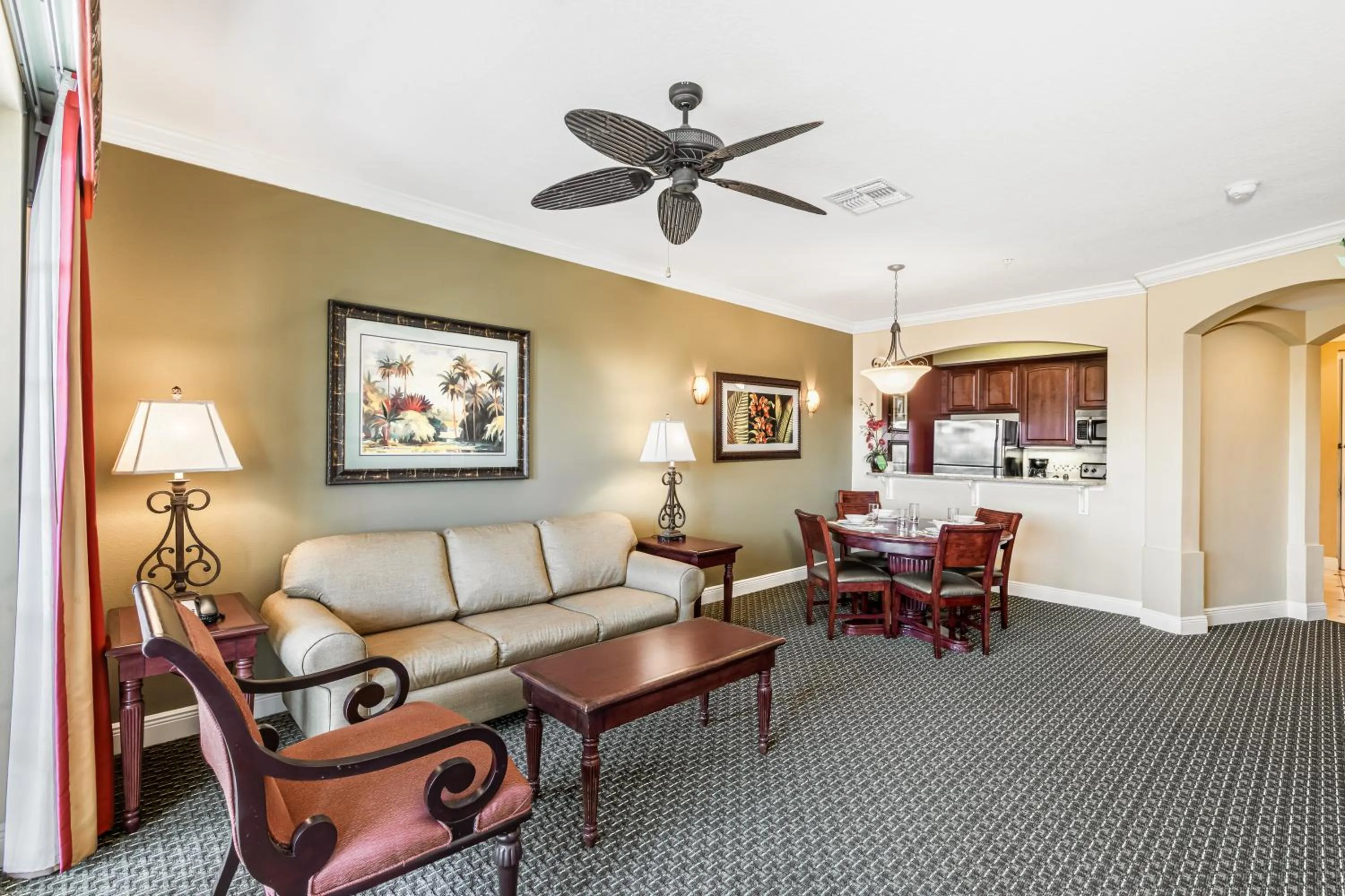 Living room in The Berkley, Orlando