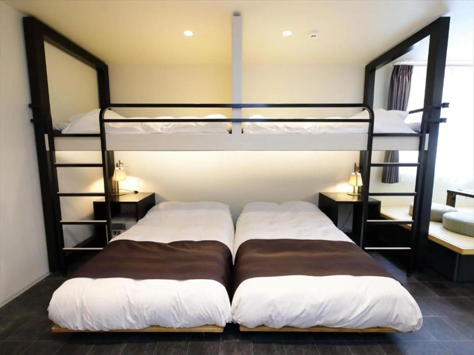 Bed in CHA-AN HOTEL UENO