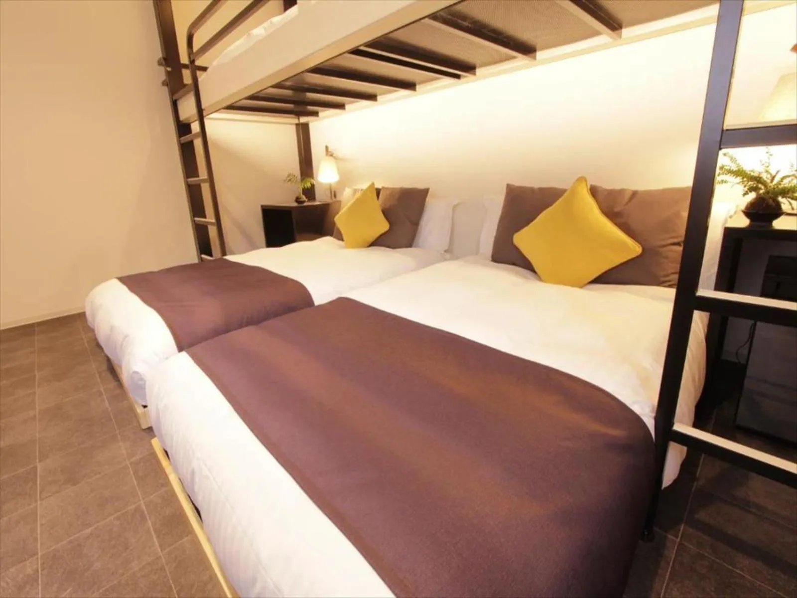 Bed in CHA-AN HOTEL UENO