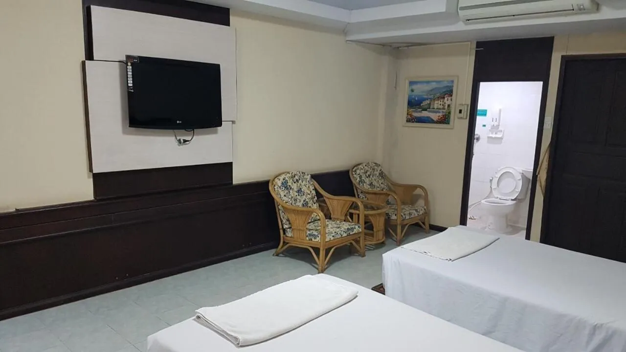 Bed in Khon Kaen Ruenrom Hotel