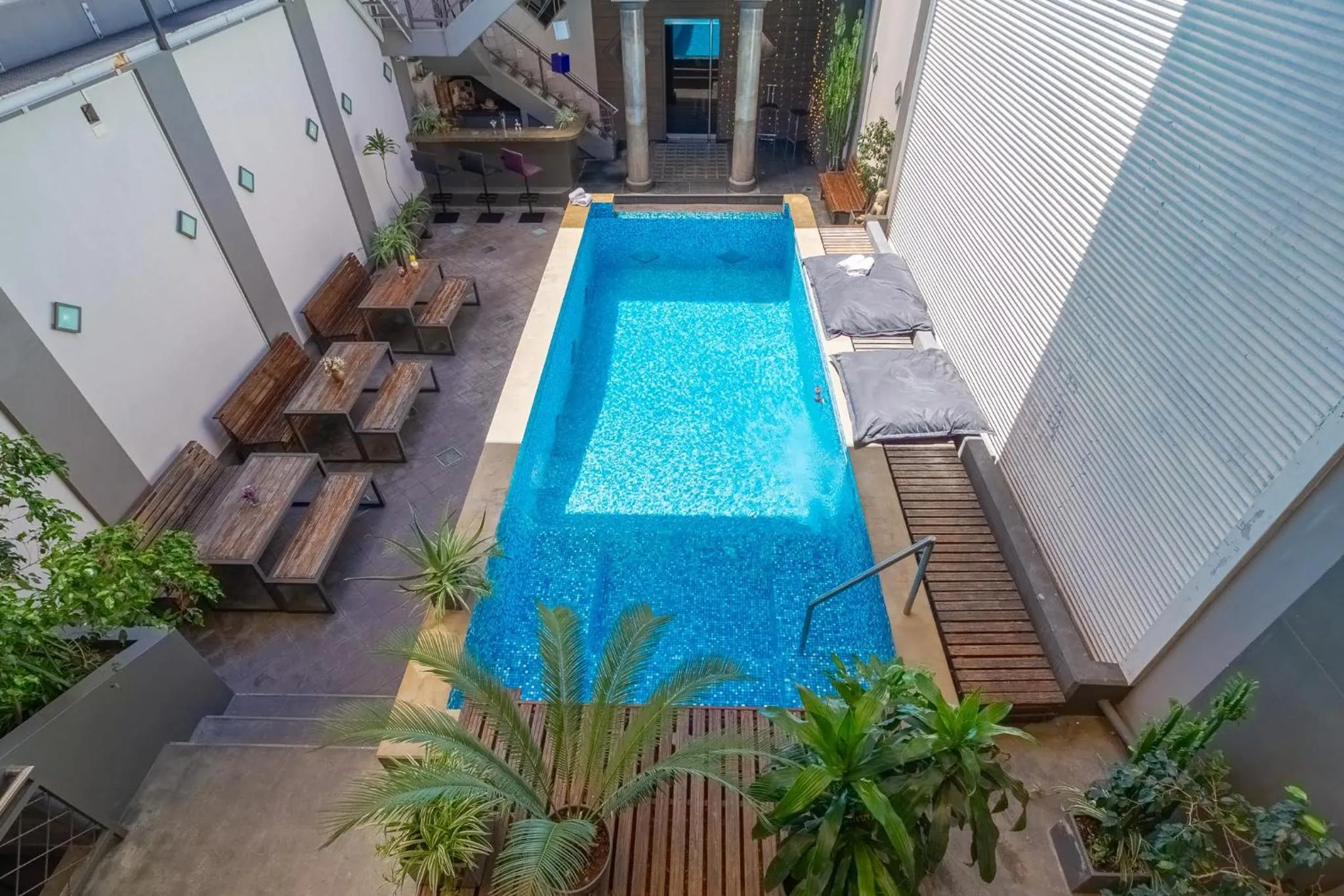 Swimming pool in Prodeo Hotel + Lounge