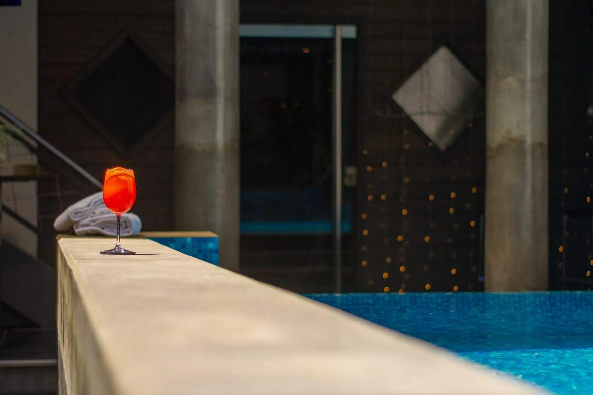 Pool view in Prodeo Hotel + Lounge