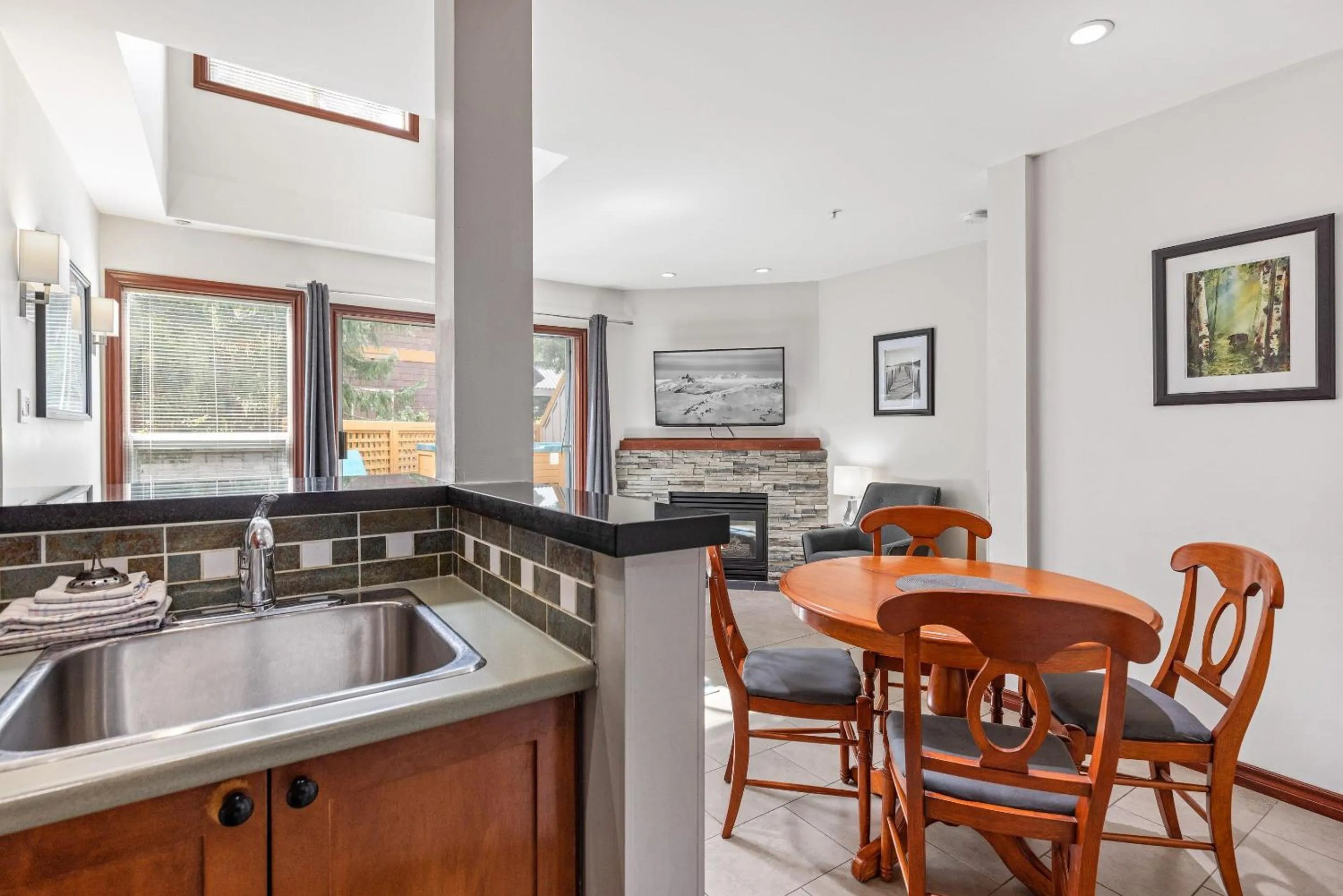 Dining area in Glaciers Reach by Allseason Vacation Rentals