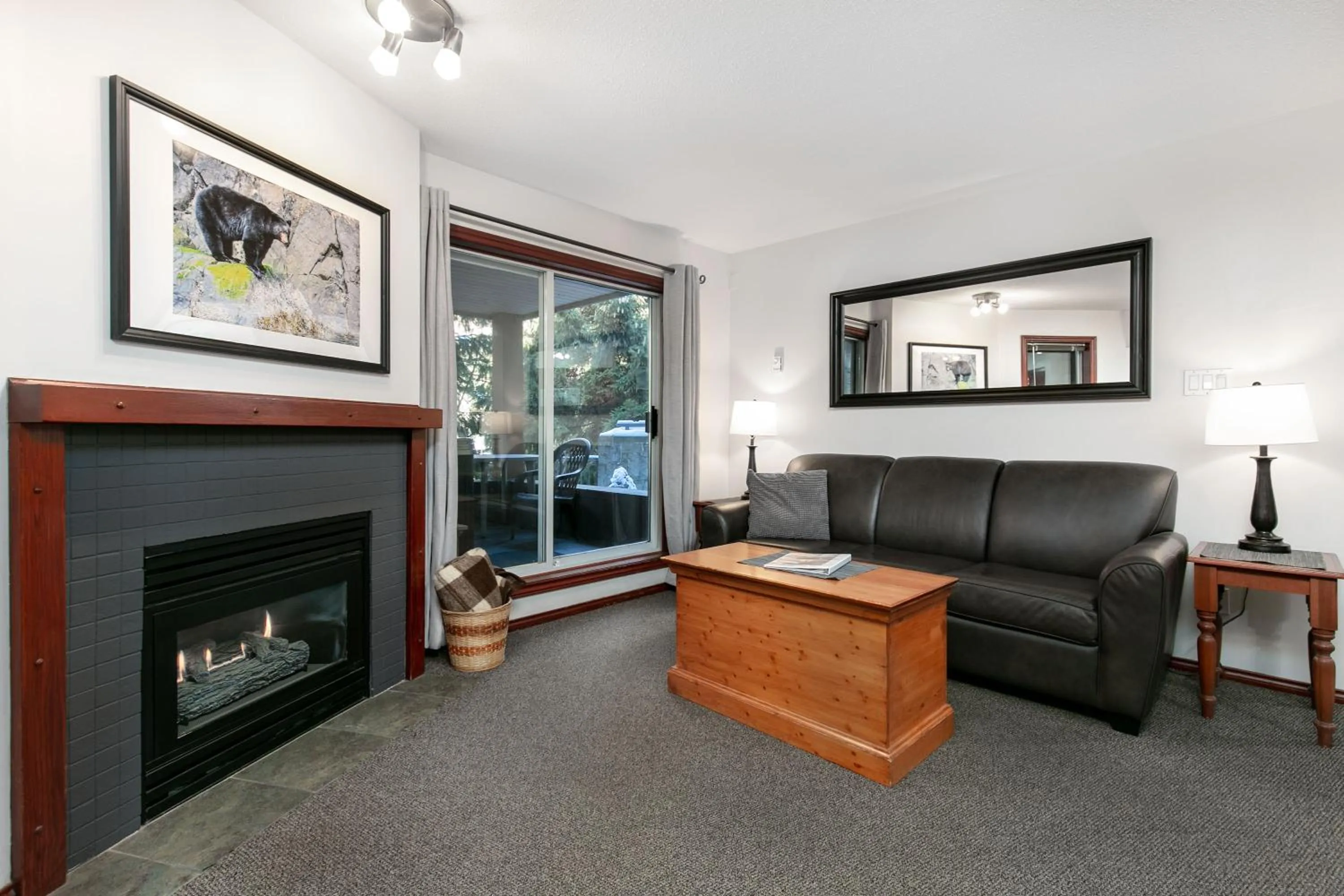 Living room in Glaciers Reach by Allseason Vacation Rentals