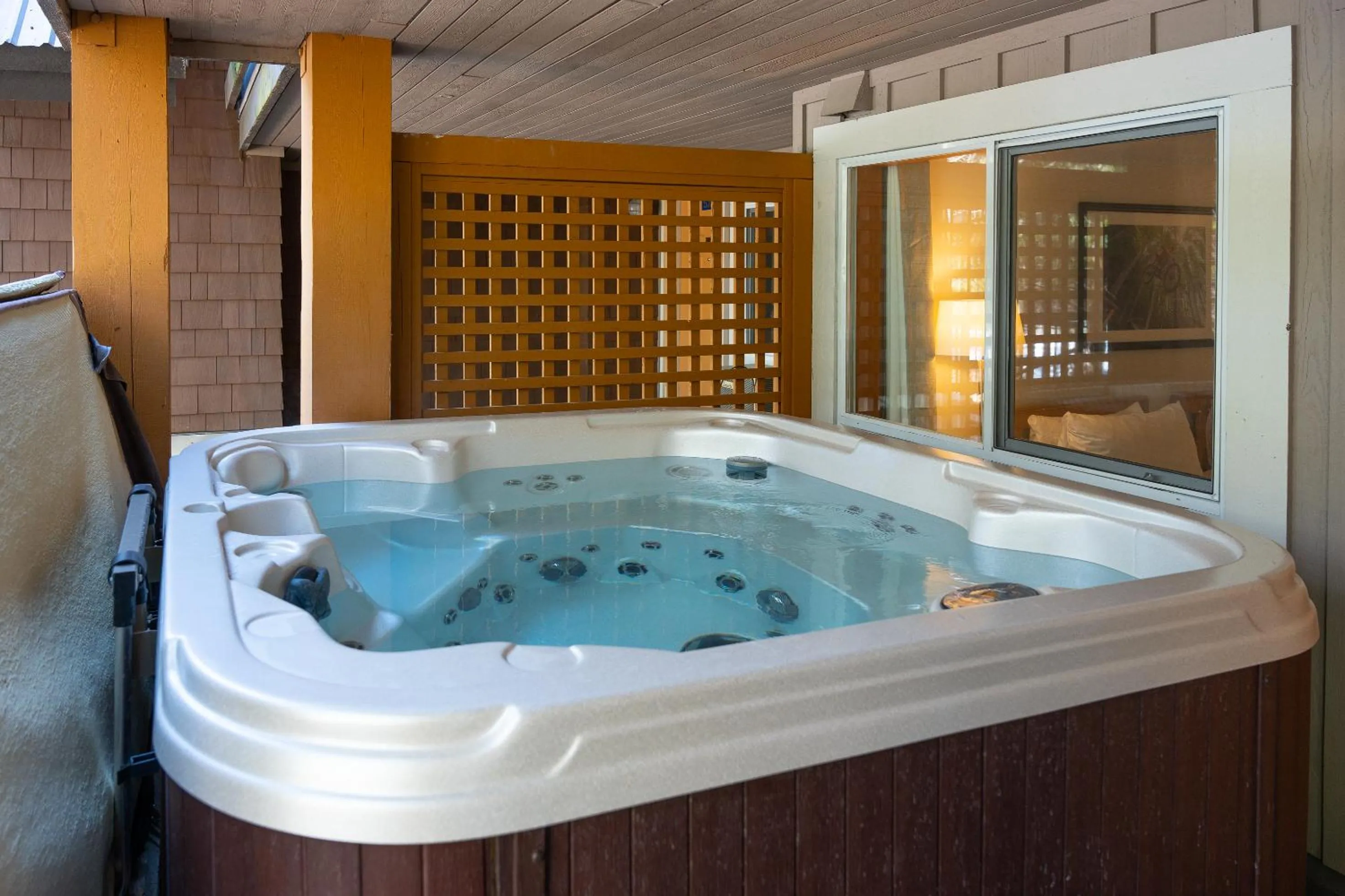 Hot Tub in Glaciers Reach by Allseason Vacation Rentals
