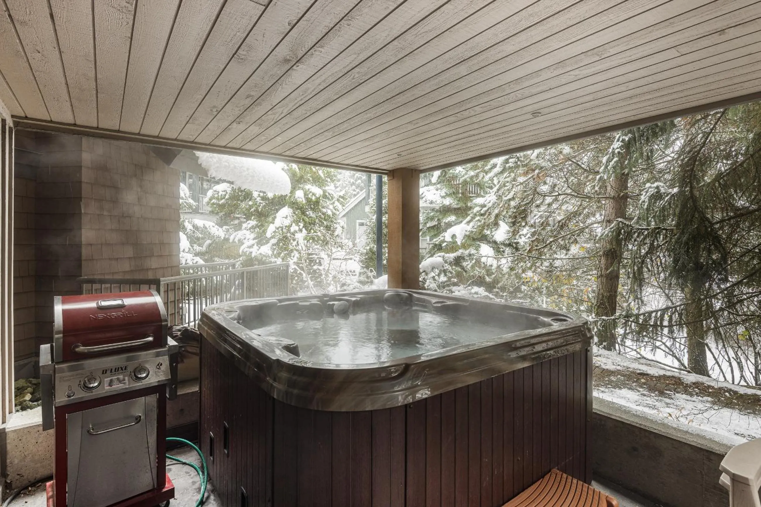 Hot Tub in Glaciers Reach by Allseason Vacation Rentals