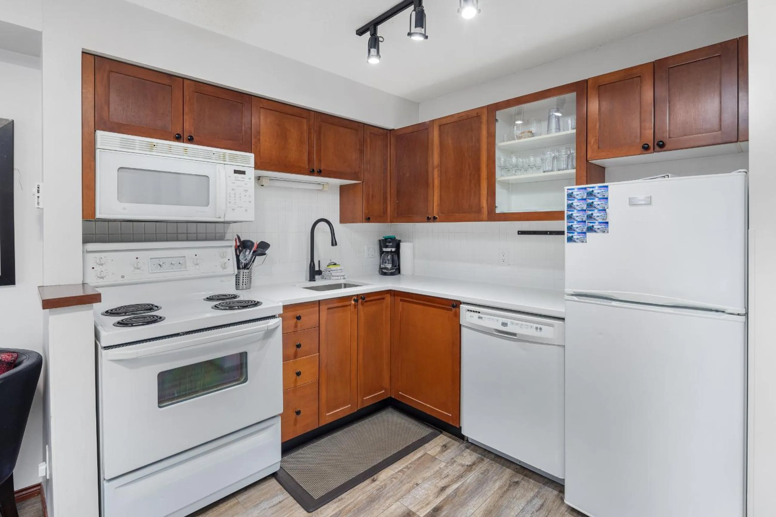 kitchen in Glaciers Reach by Allseason Vacation Rentals