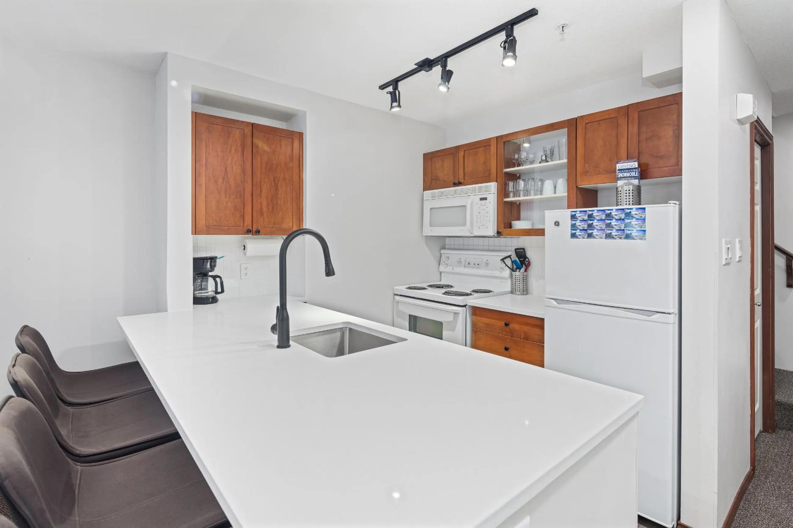 kitchen in Glaciers Reach by Allseason Vacation Rentals