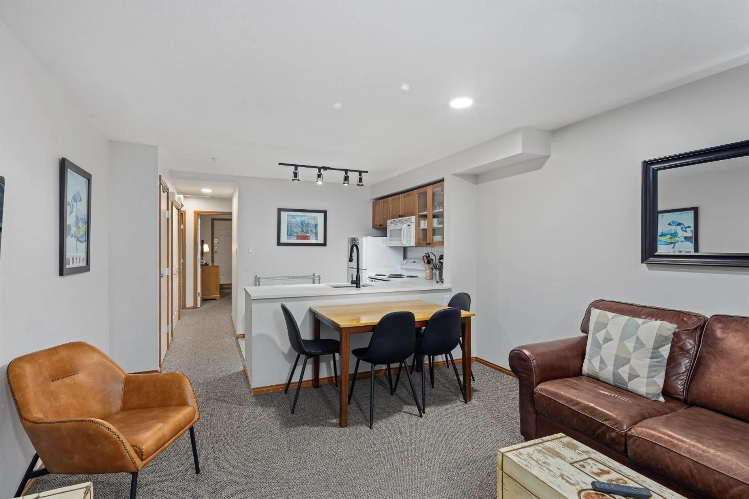 Living room in Glaciers Reach by Allseason Vacation Rentals