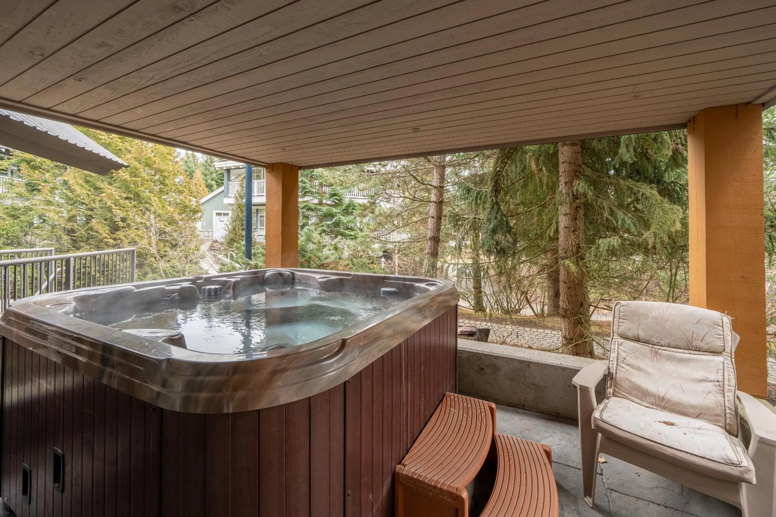 Hot Tub in Glaciers Reach by Allseason Vacation Rentals