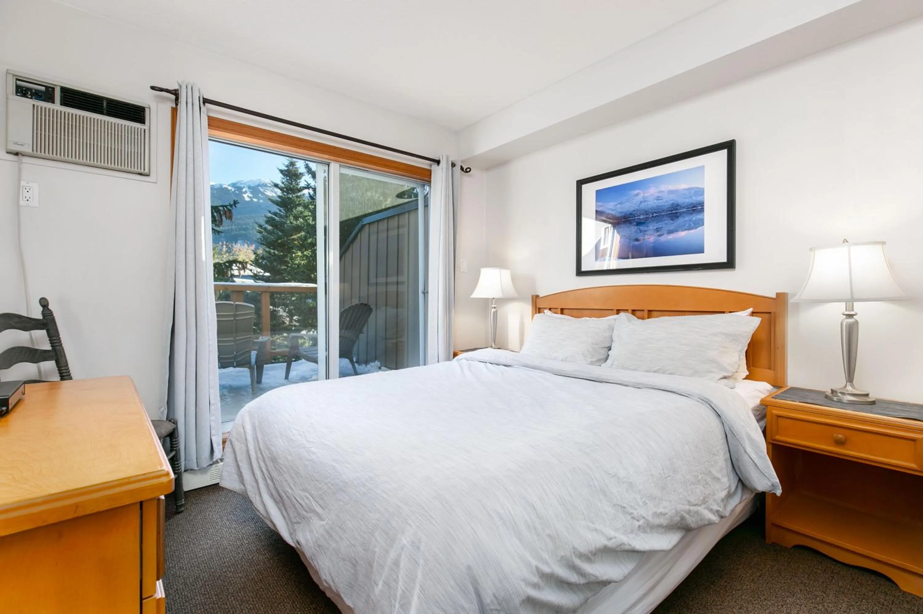 Bedroom, Bed in Glaciers Reach by Allseason Vacation Rentals