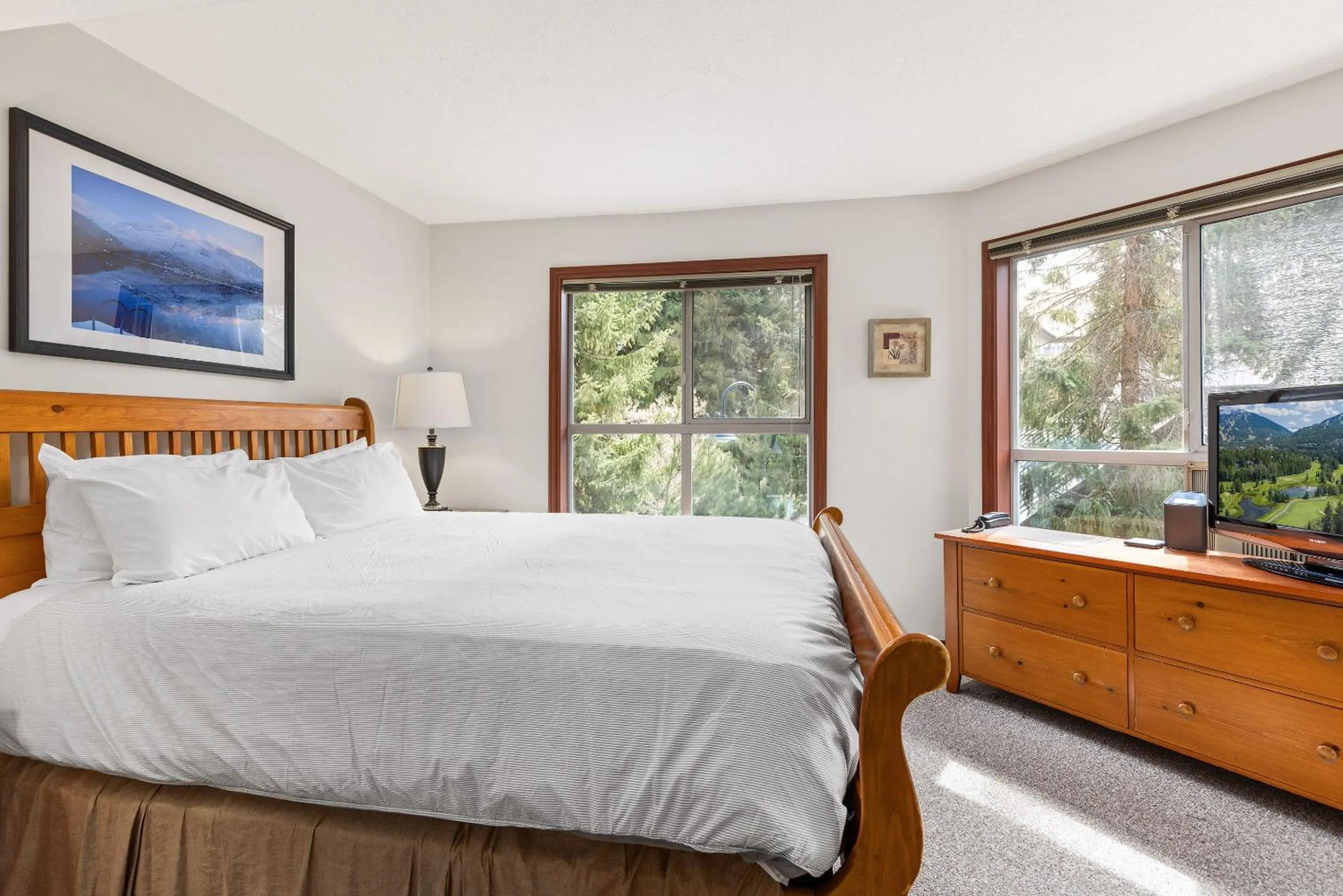 Bedroom, Bed in Glaciers Reach by Allseason Vacation Rentals