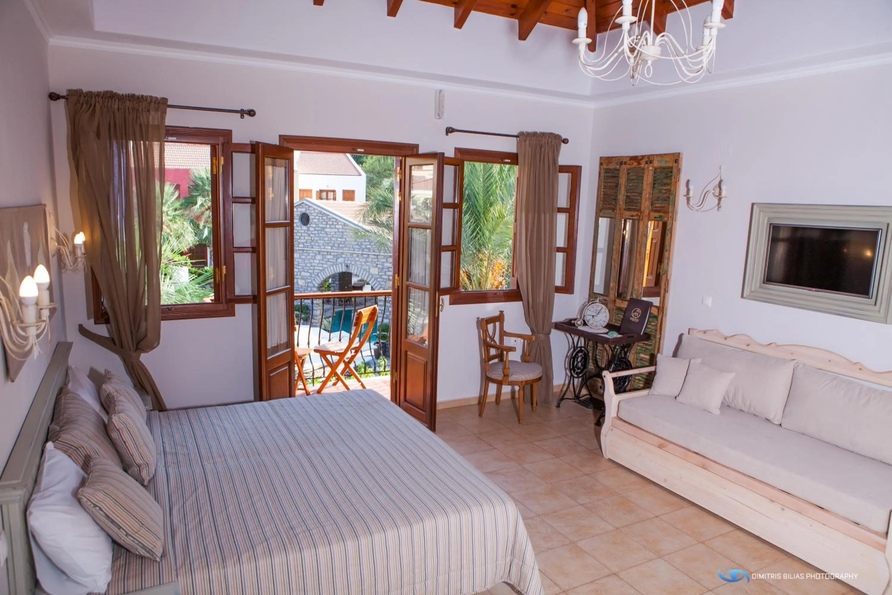 Bed in Iapetos Village