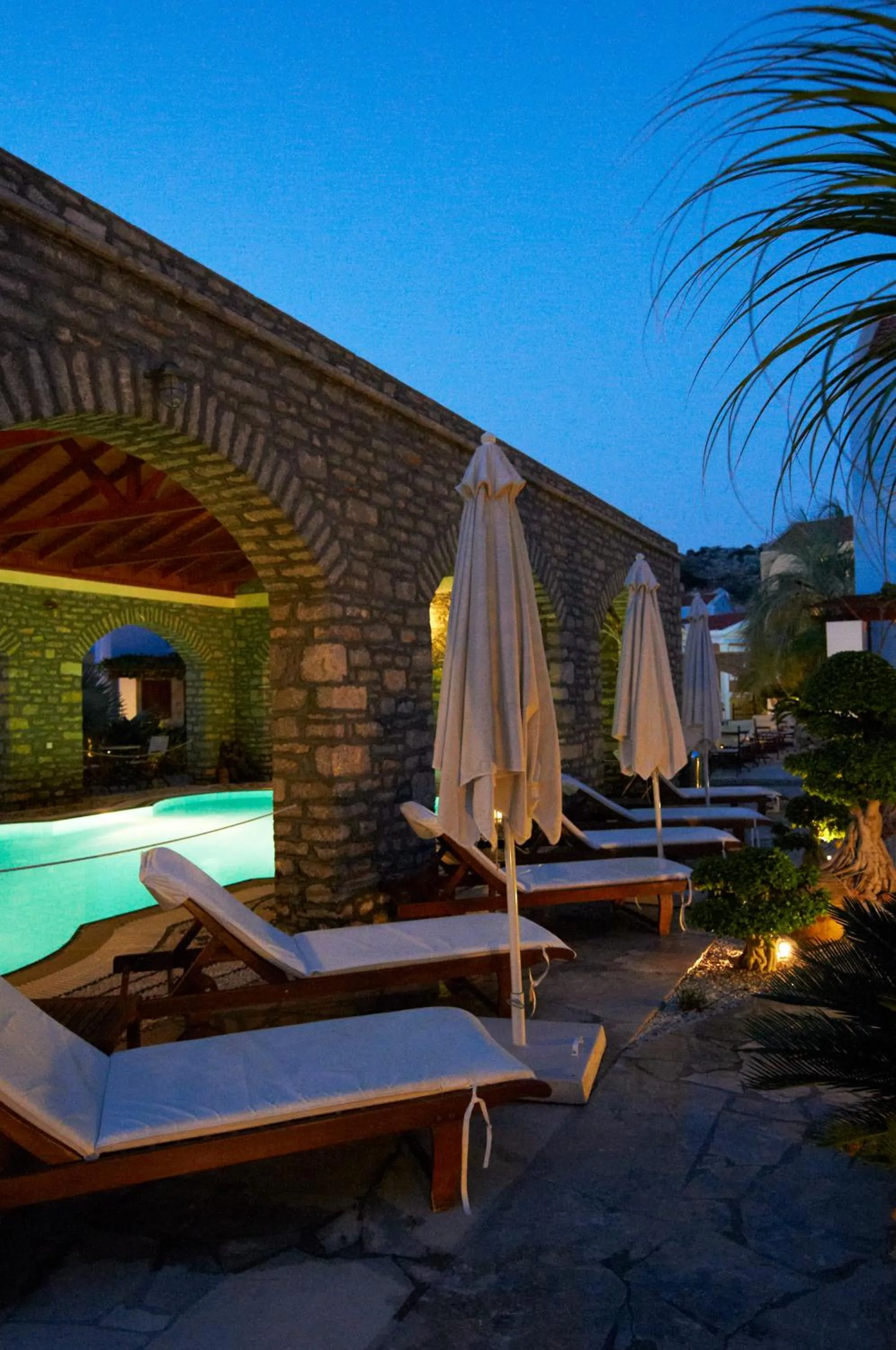 Swimming pool in Iapetos Village