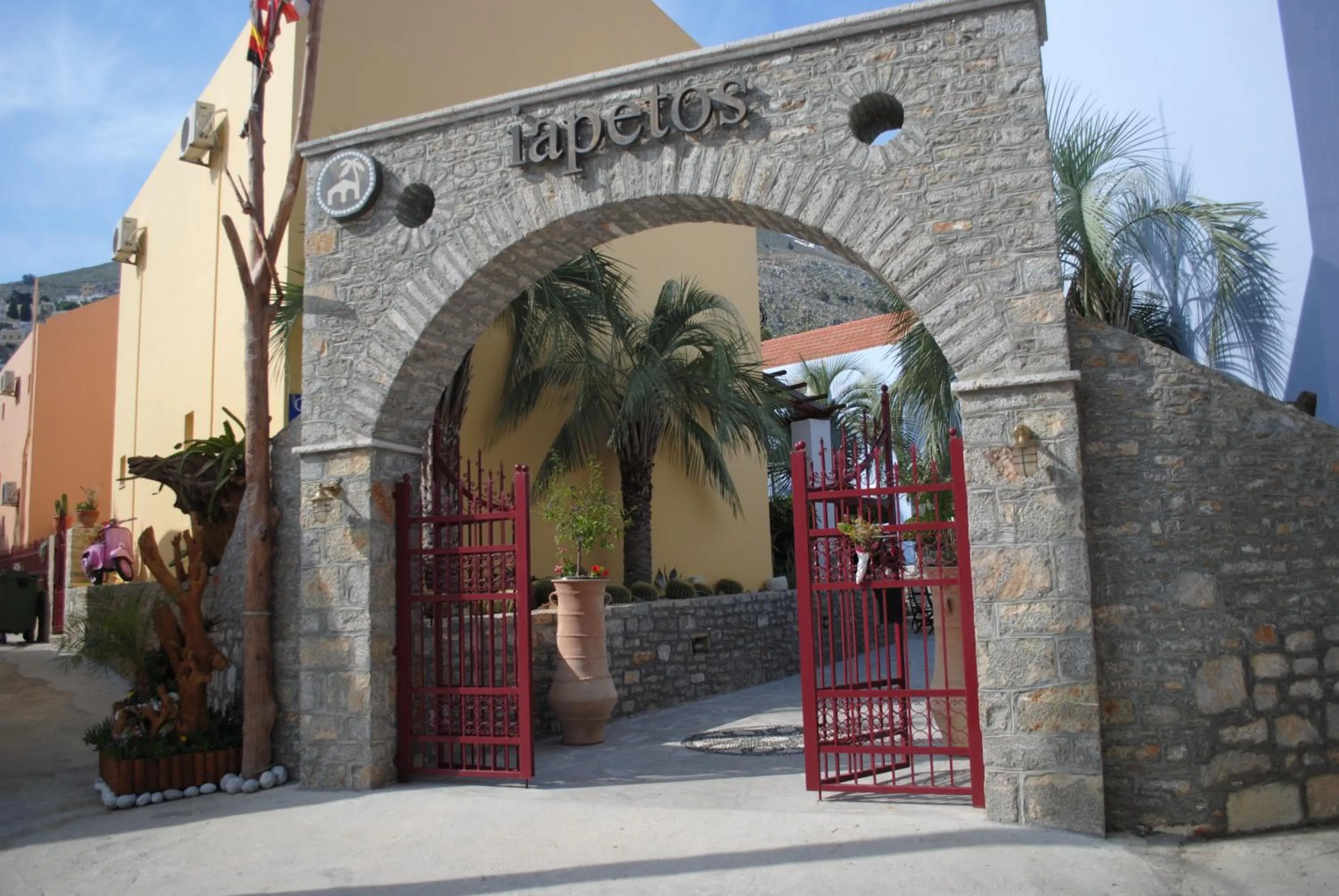 Facade/entrance in Iapetos Village