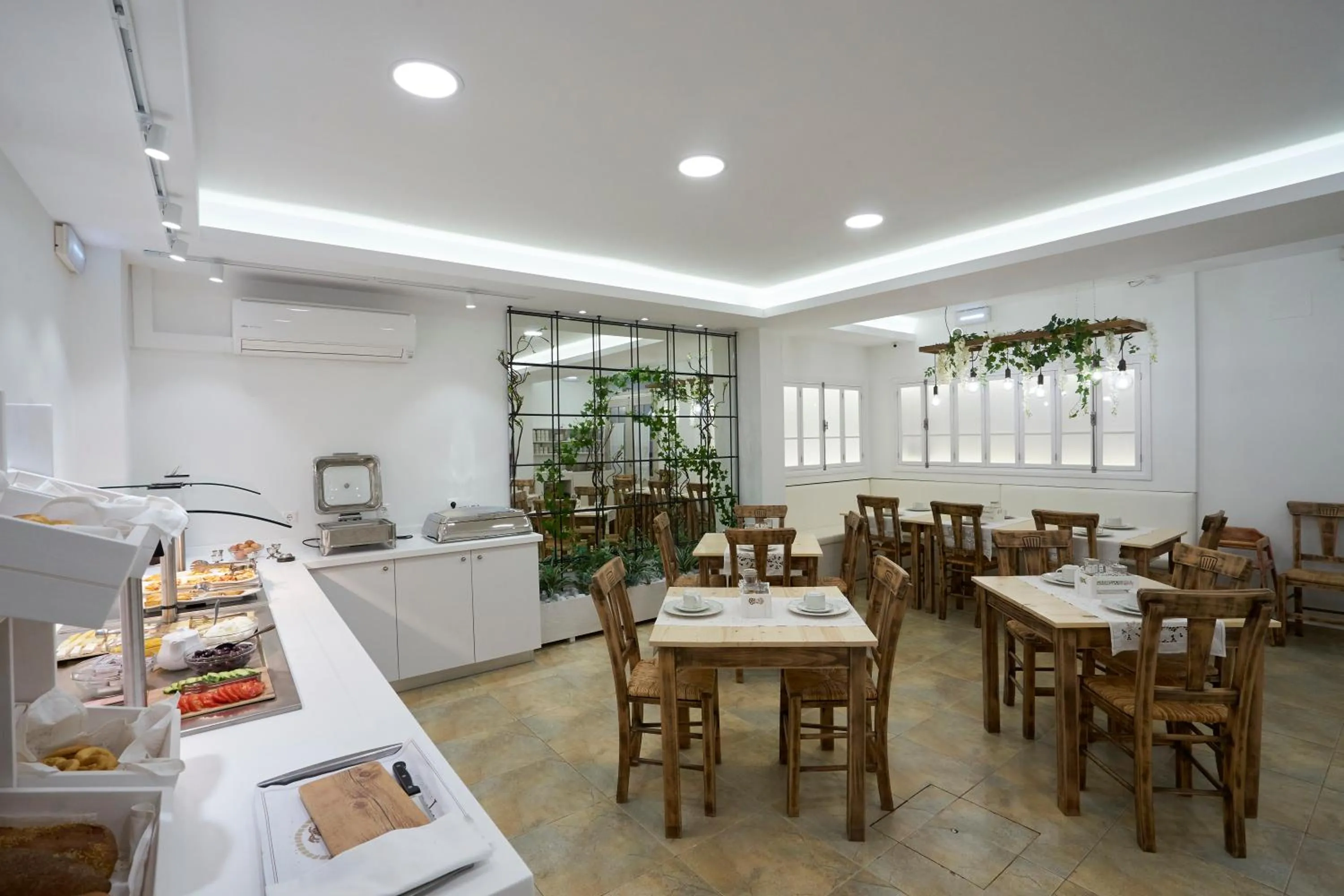 Buffet breakfast in Iapetos Village