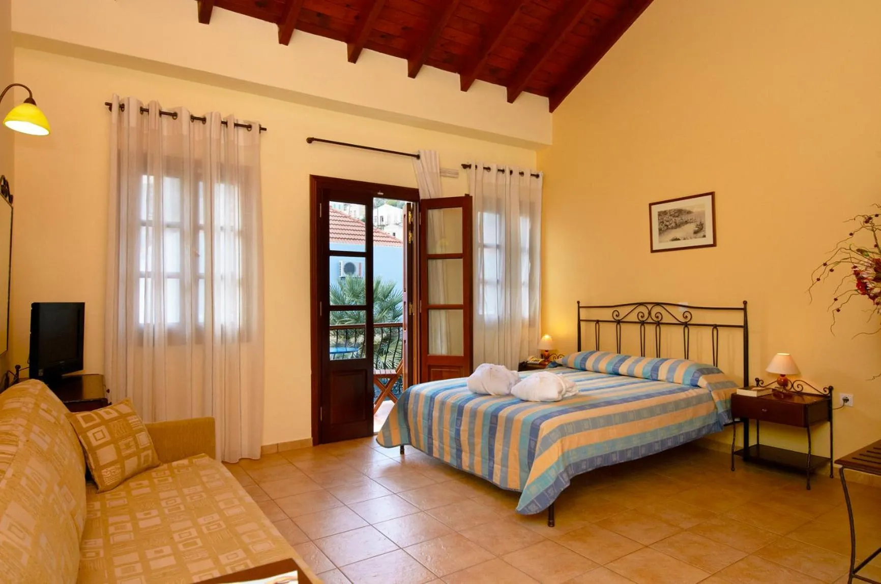 Bed in Iapetos Village