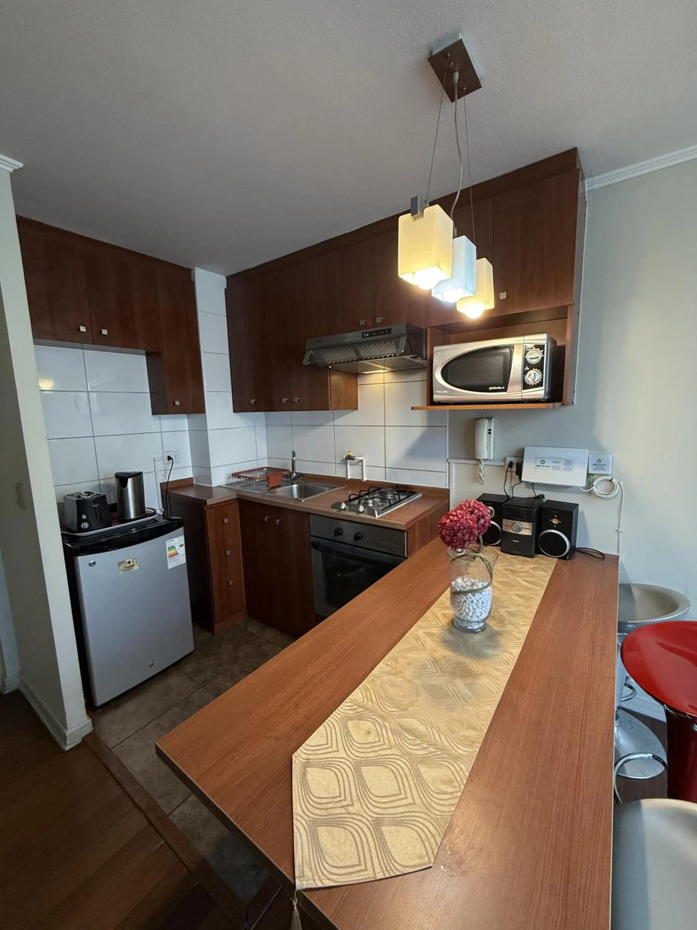 Dining area in VR Suite Santiago