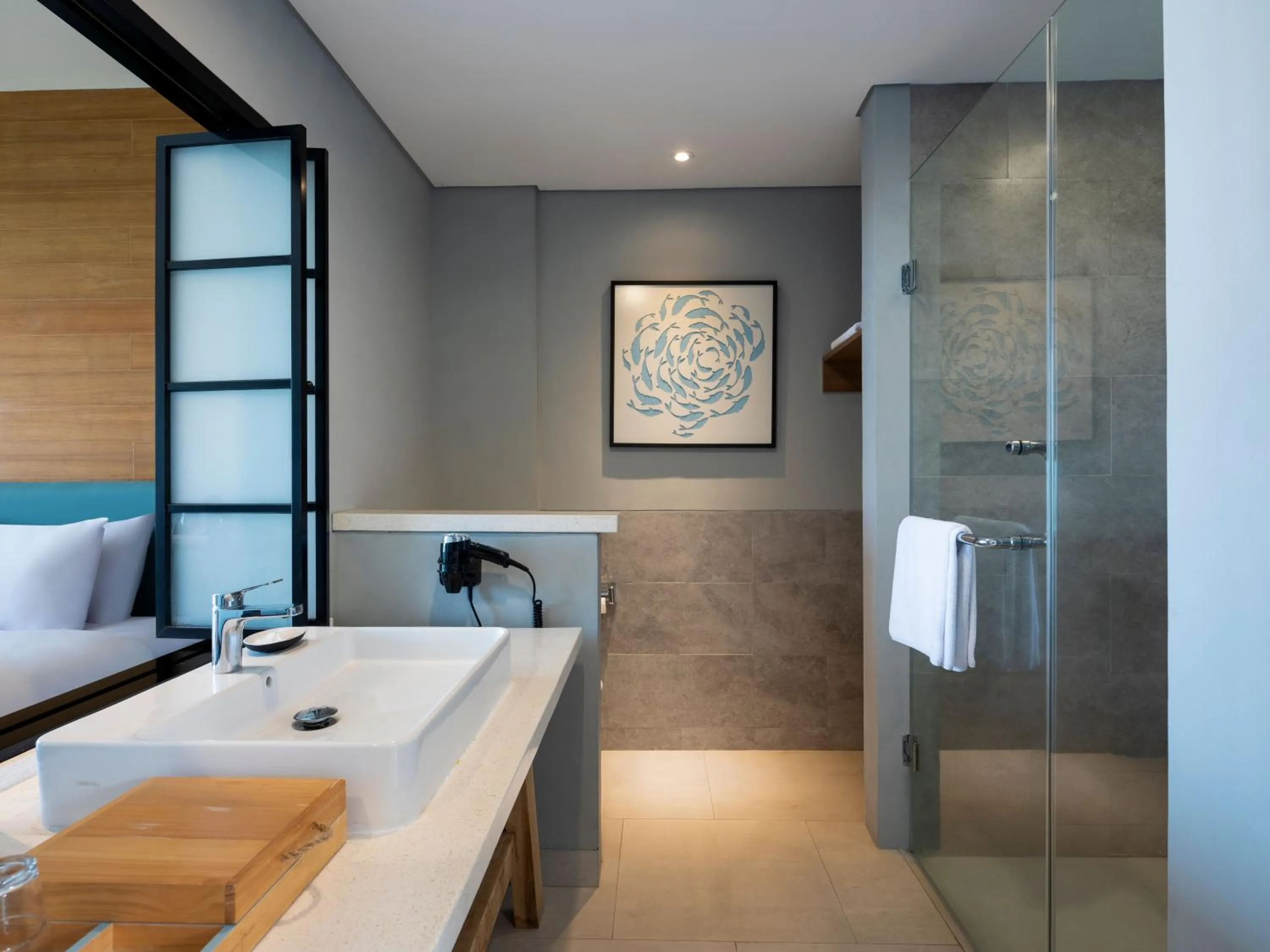 Bathroom, Bed in Novus Jiva Anyer