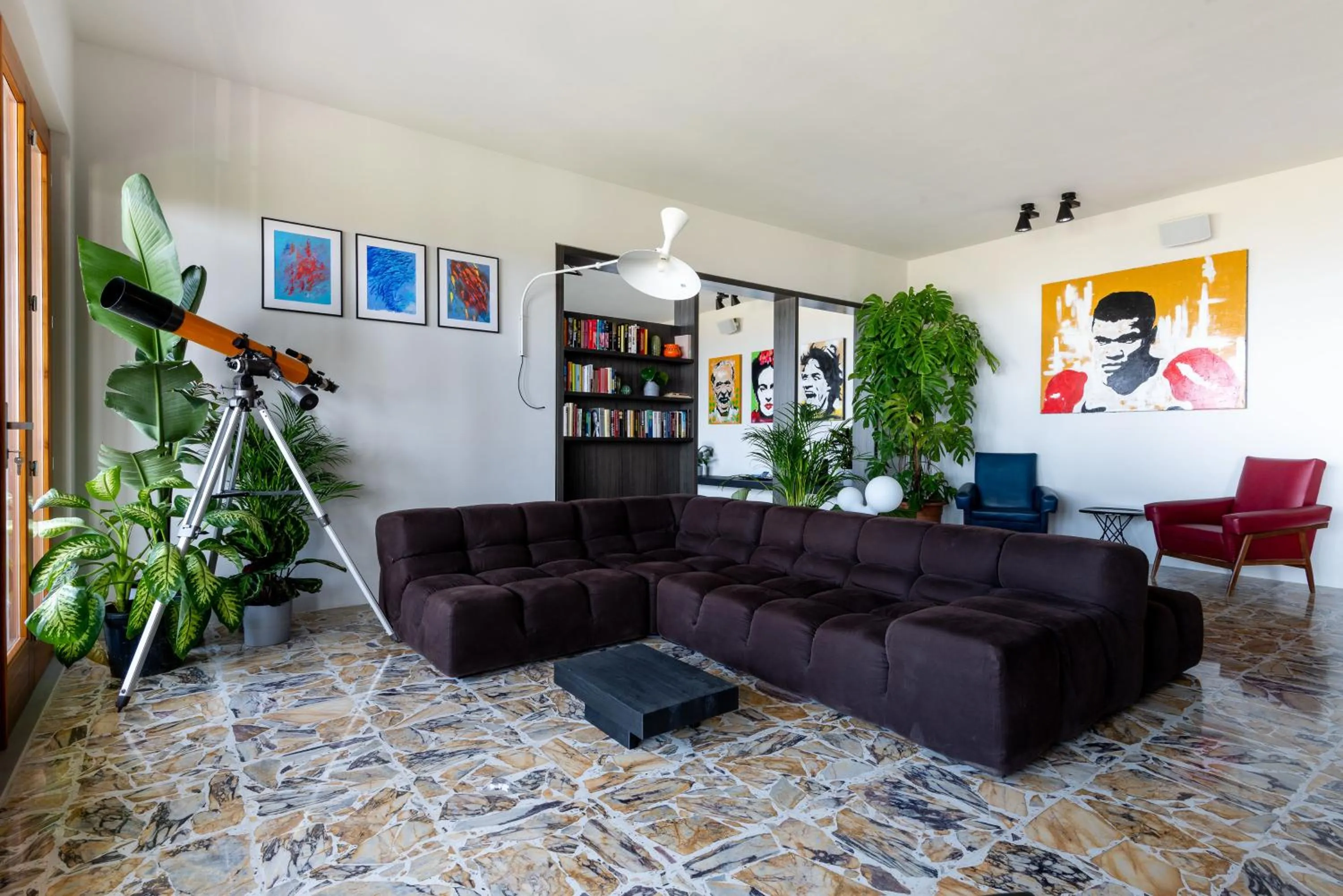 Living room in Villa Curiel