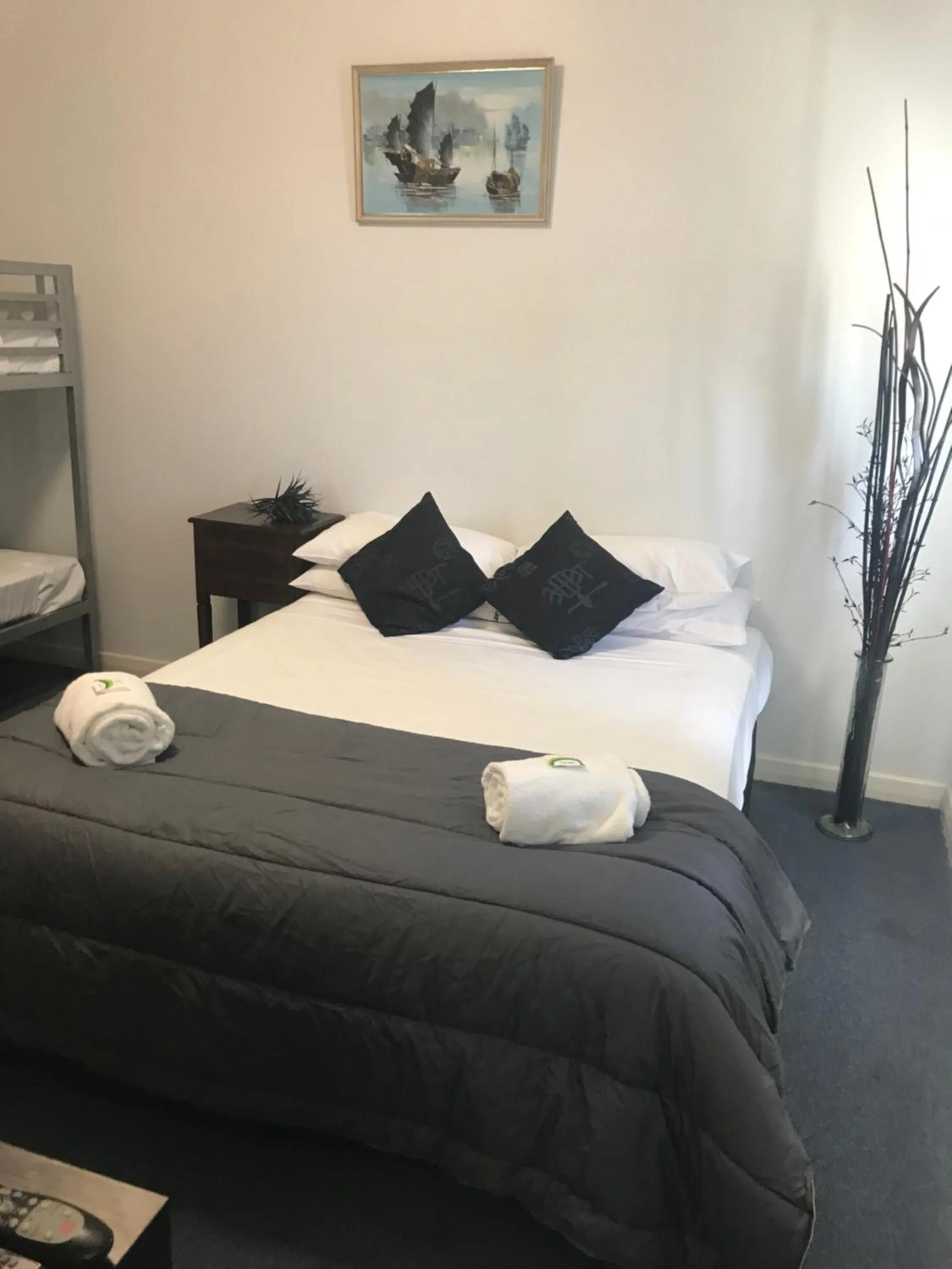 Bed in Tin Can Bay Budget Accommodation