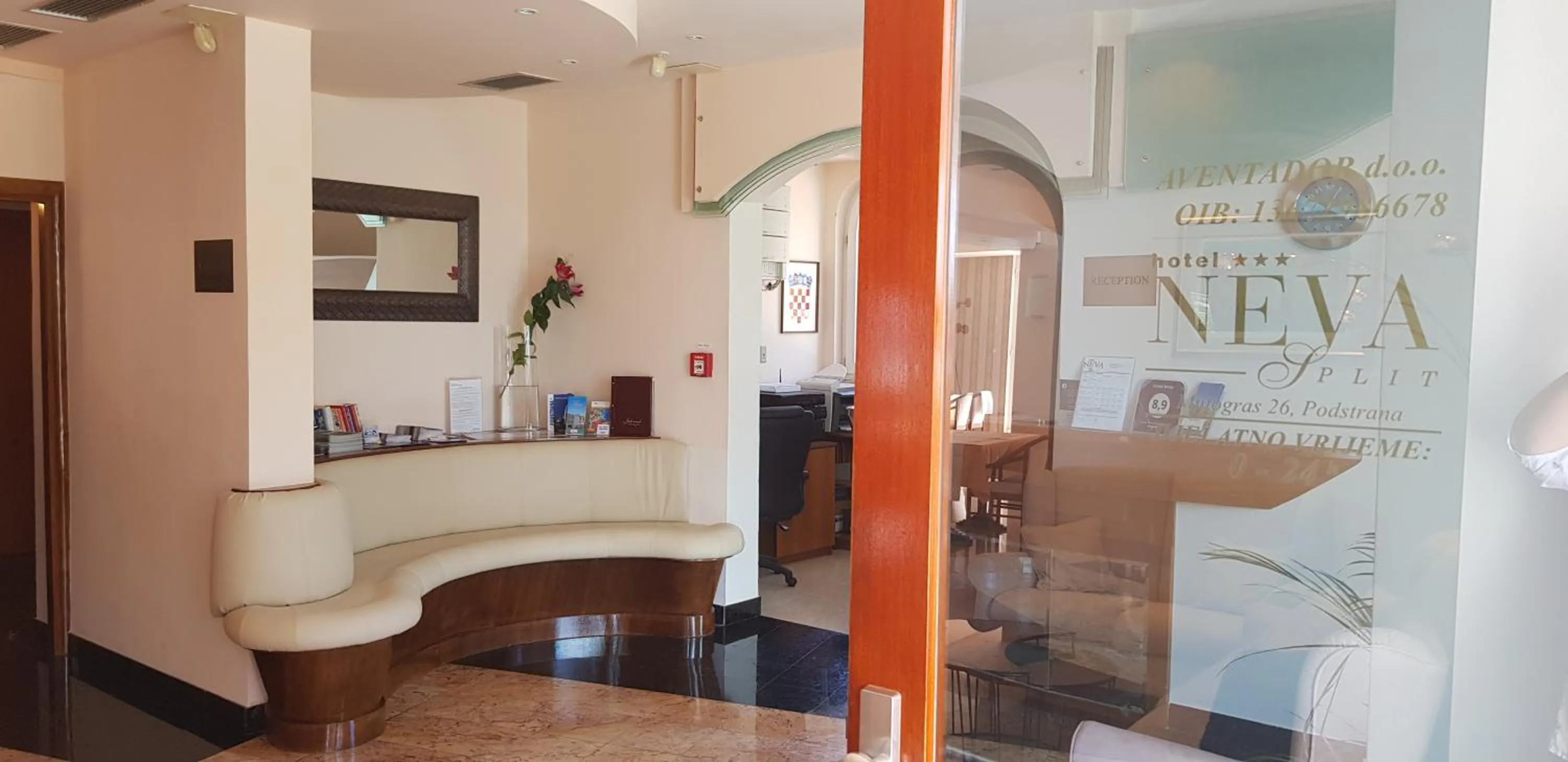 Lobby or reception in Hotel Neva