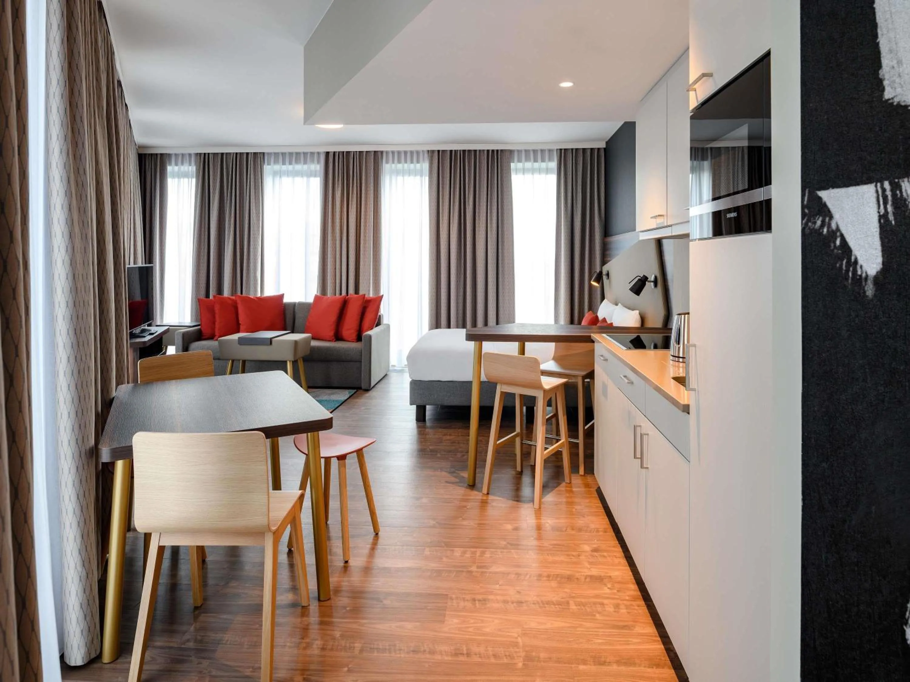 Bedroom in Aparthotel Adagio Bremen City